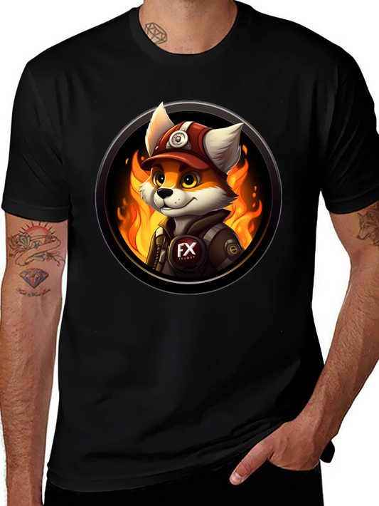 Fox Mascot T-Shirt - Fiery Design Premium Quality!