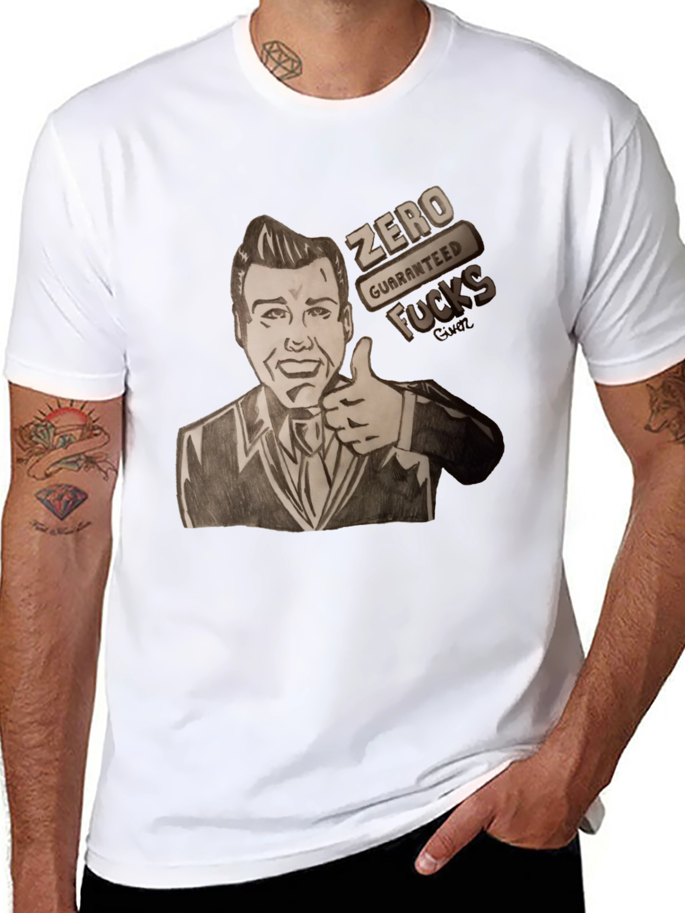 Zero Guaranteed Fucks Graphic T-Shirt