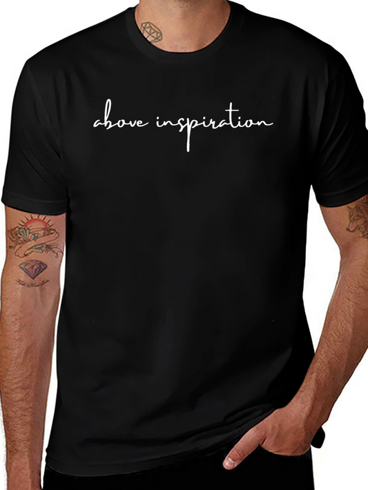 Above Inspiration Graphic Black T-Shirt