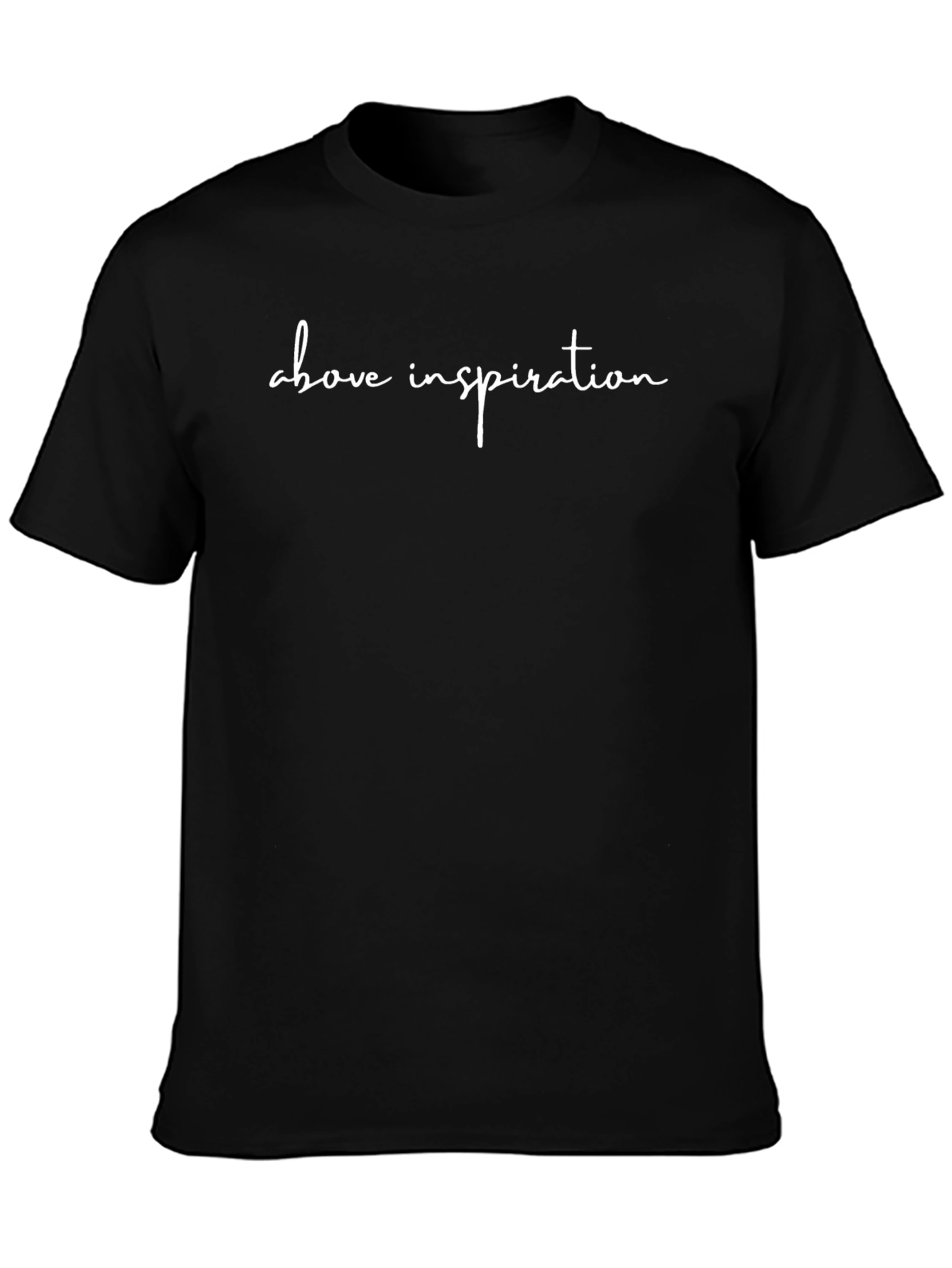 Above Inspiration Graphic Black T-Shirt
