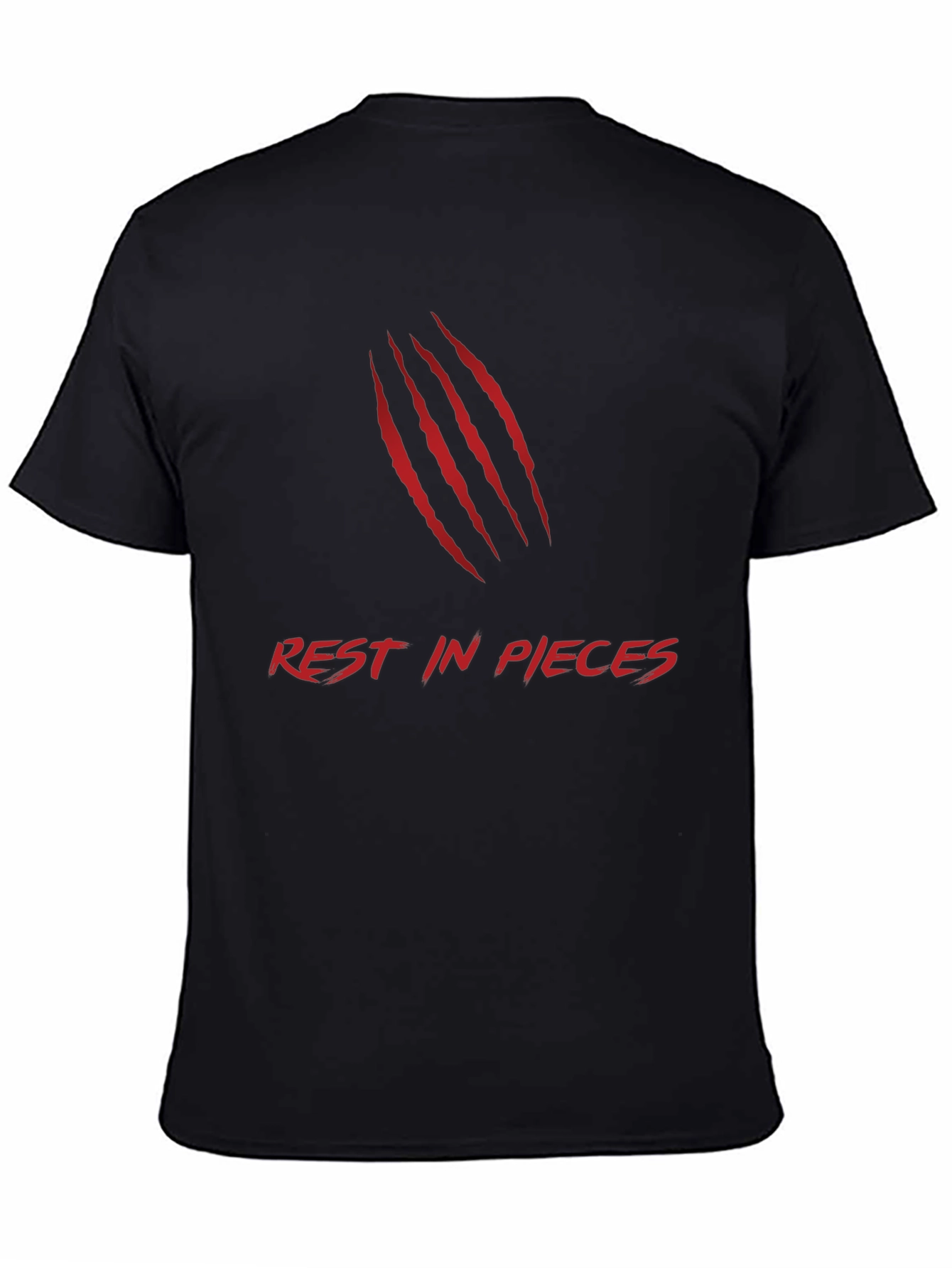 Rest In Pieces Graphic Tee - Black T-Shirt