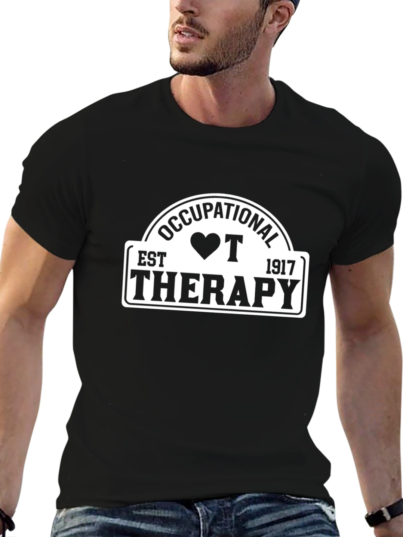 Occupational Therapy Shirt Est. 1917 Black