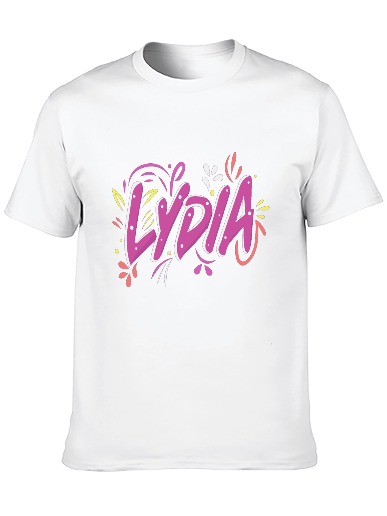 Lydia Custom Name Graphic T-Shirt