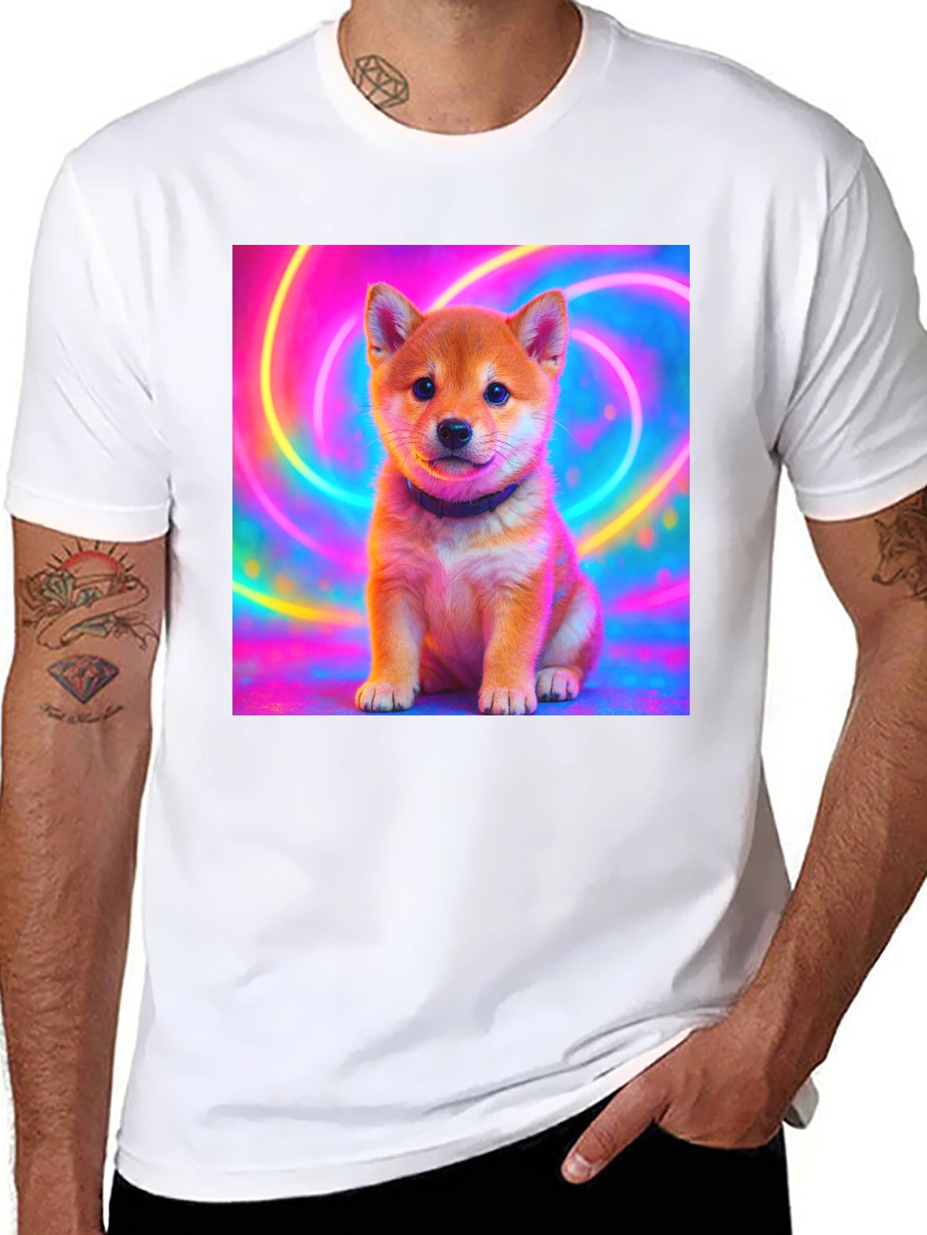 Vaporwave Shiba Inu T-Shirt