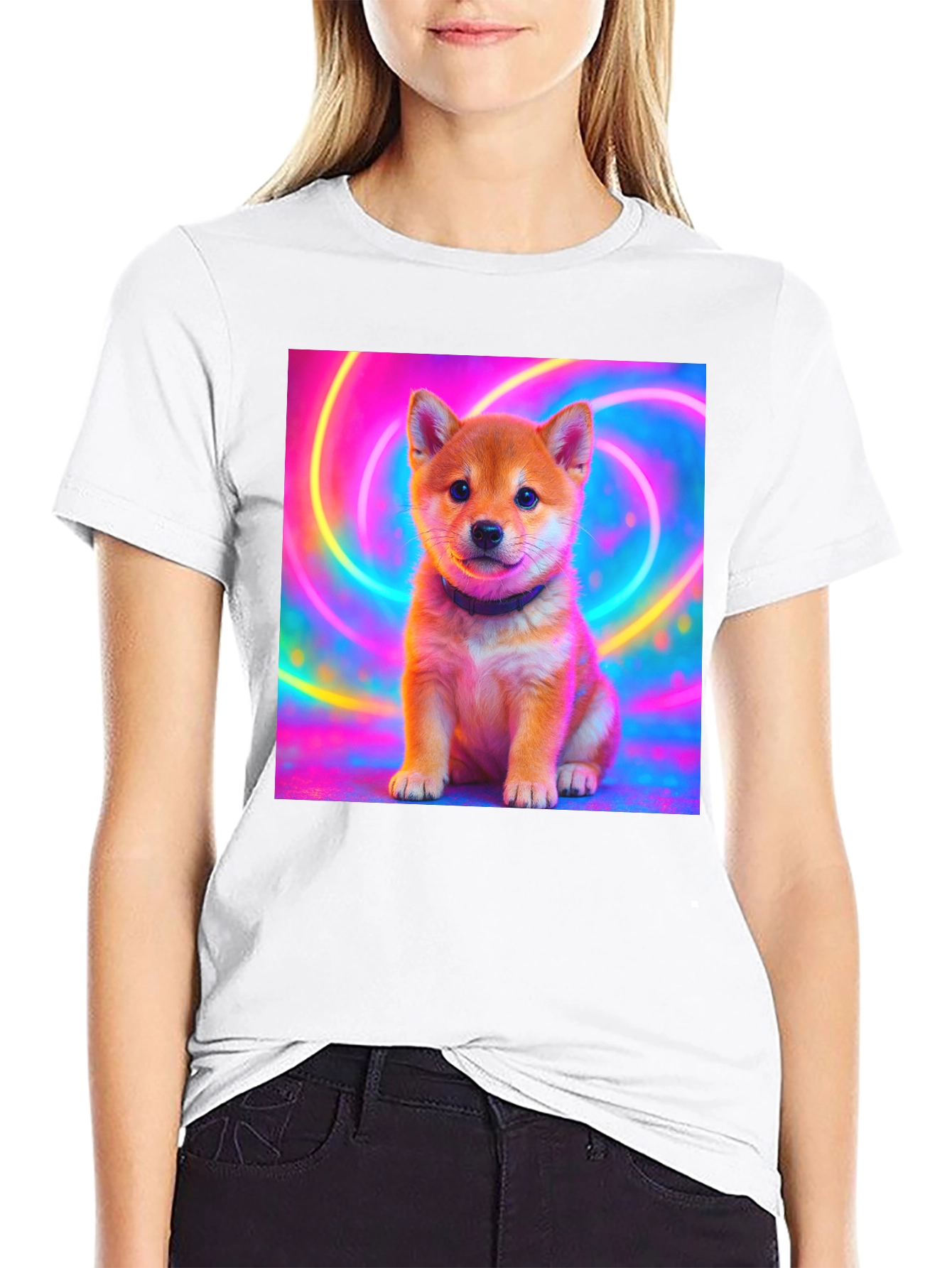 Vaporwave Shiba Inu T-Shirt