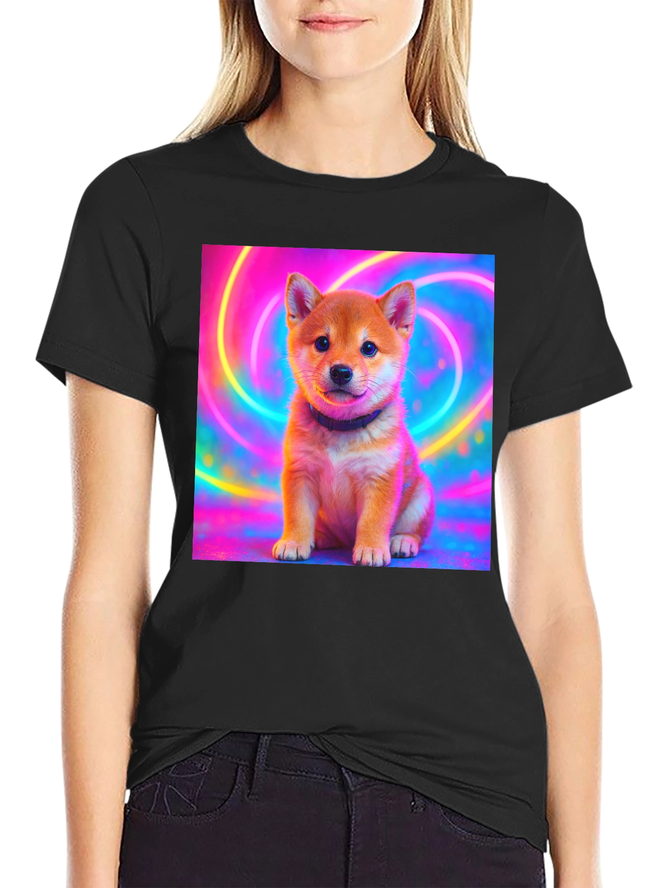 Vaporwave Shiba Inu T-Shirt