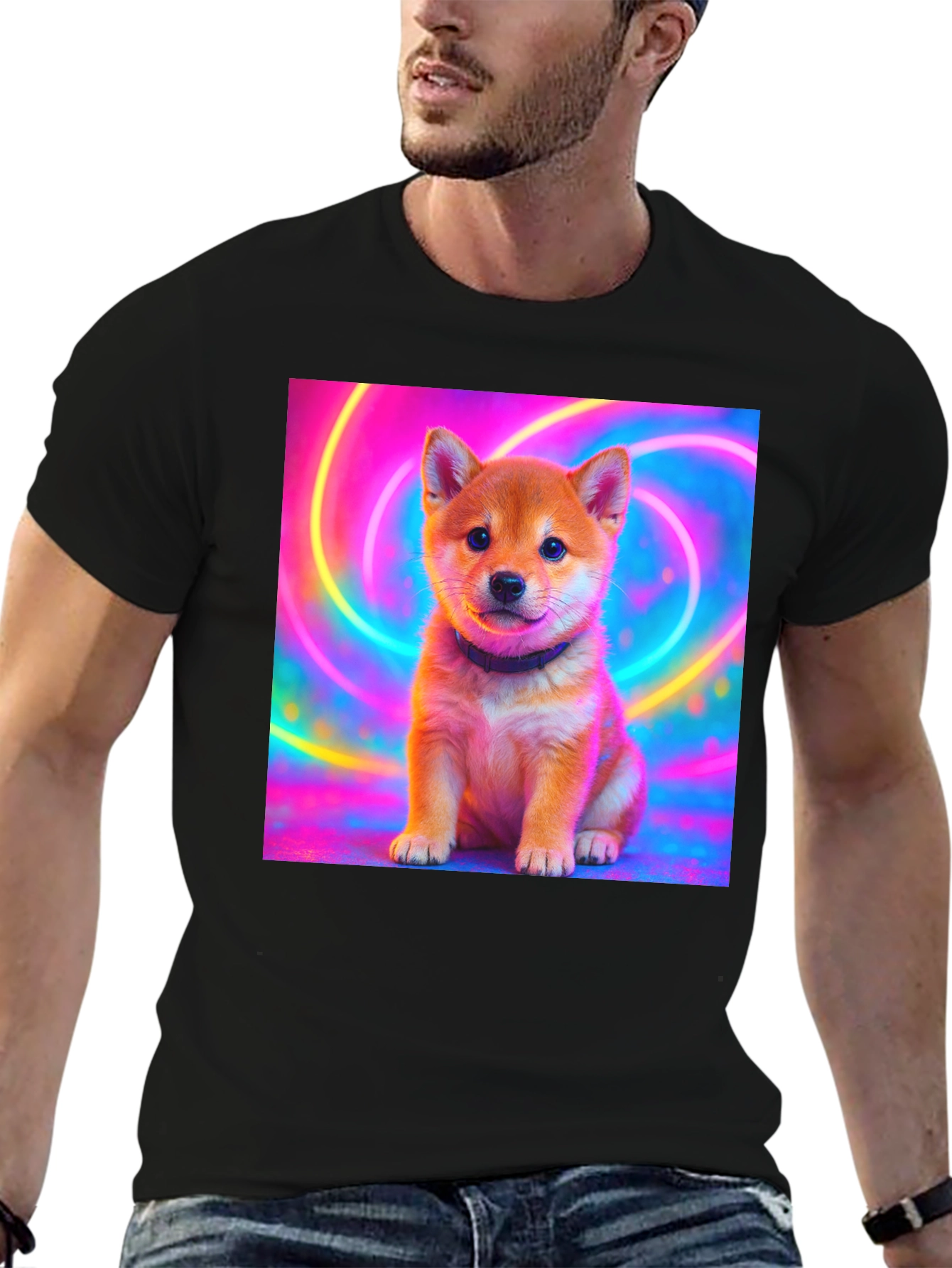 Vaporwave Shiba Inu T-Shirt