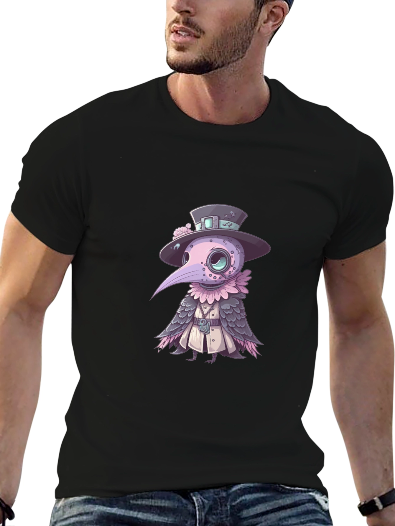 Plague Doctor Pigeon T-Shirt