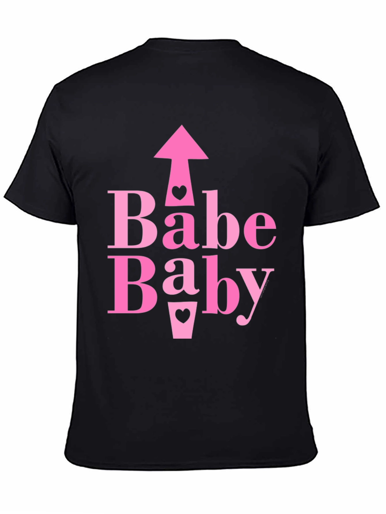 Babe Baby Pink Graphic Tee