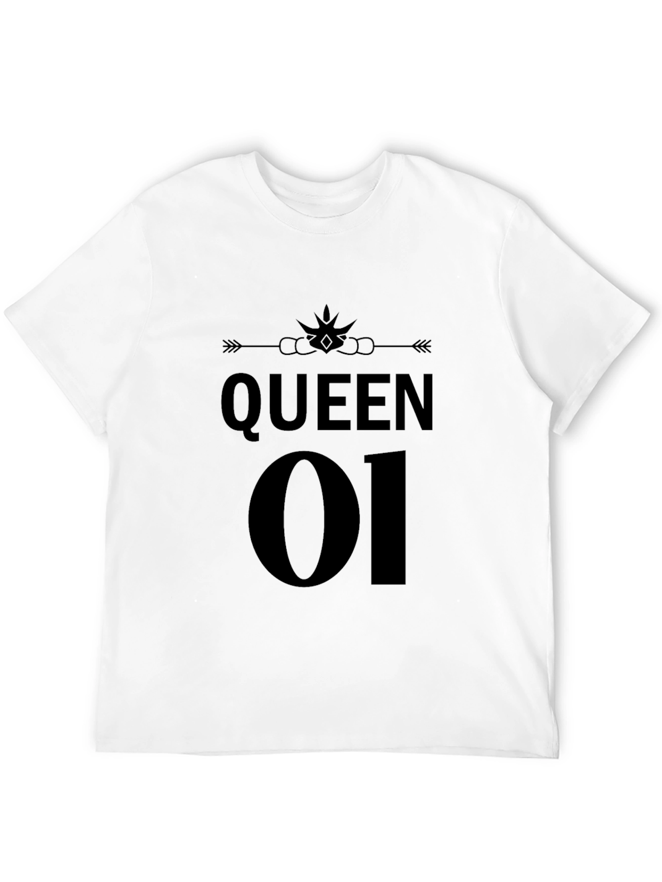 Queen 01 Graphic T-Shirt - Black Tee