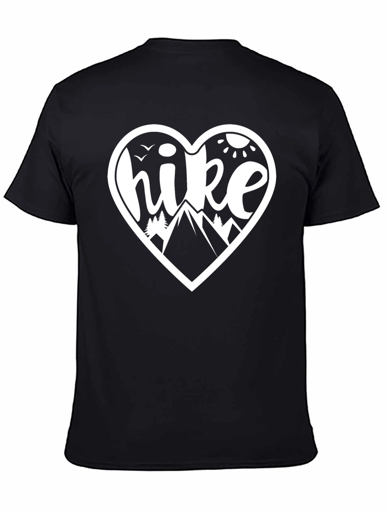 Hike Heart Graphic Tee - Adventure Awaits!