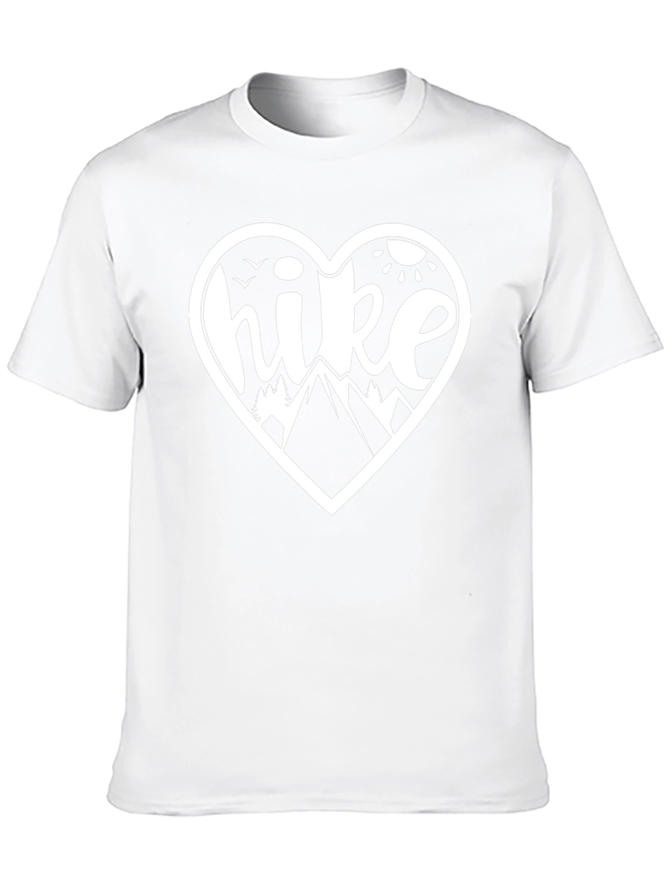 Hike Heart Graphic Tee - Adventure Awaits!