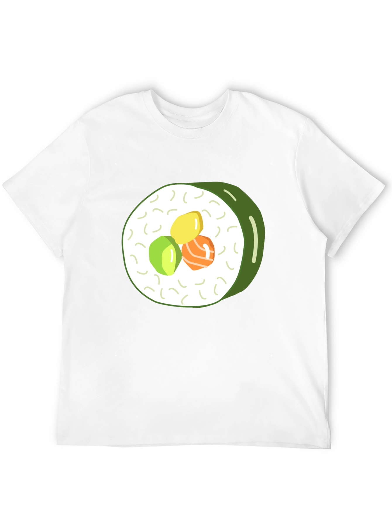 Sushi Roll Graphic Tee - Casual Comfort