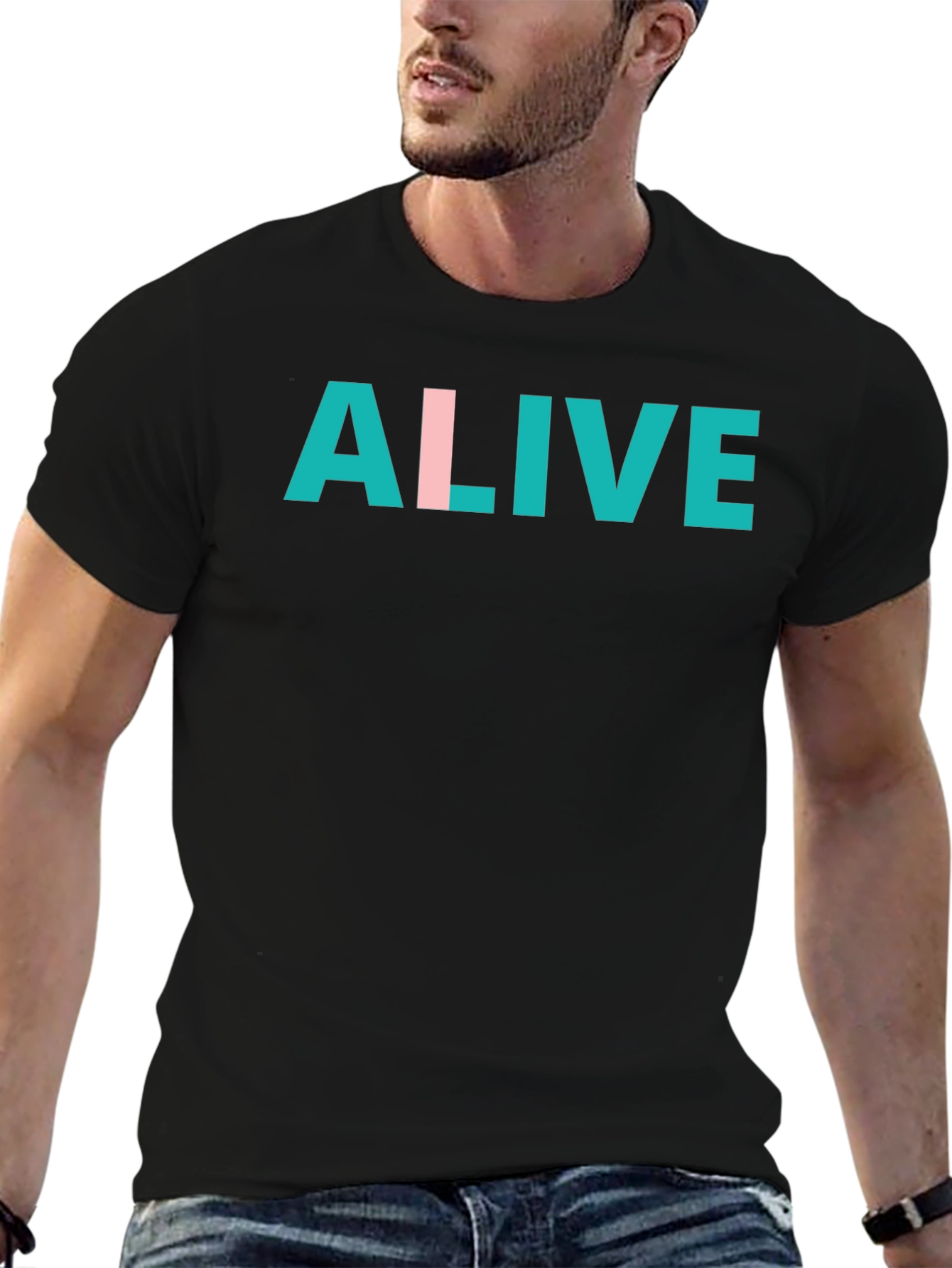 Alive Graphic T-Shirt - Trendy Casual Tee