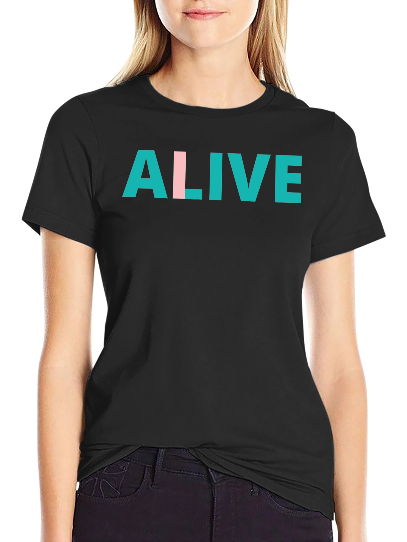 Alive Graphic T-Shirt - Trendy Casual Tee