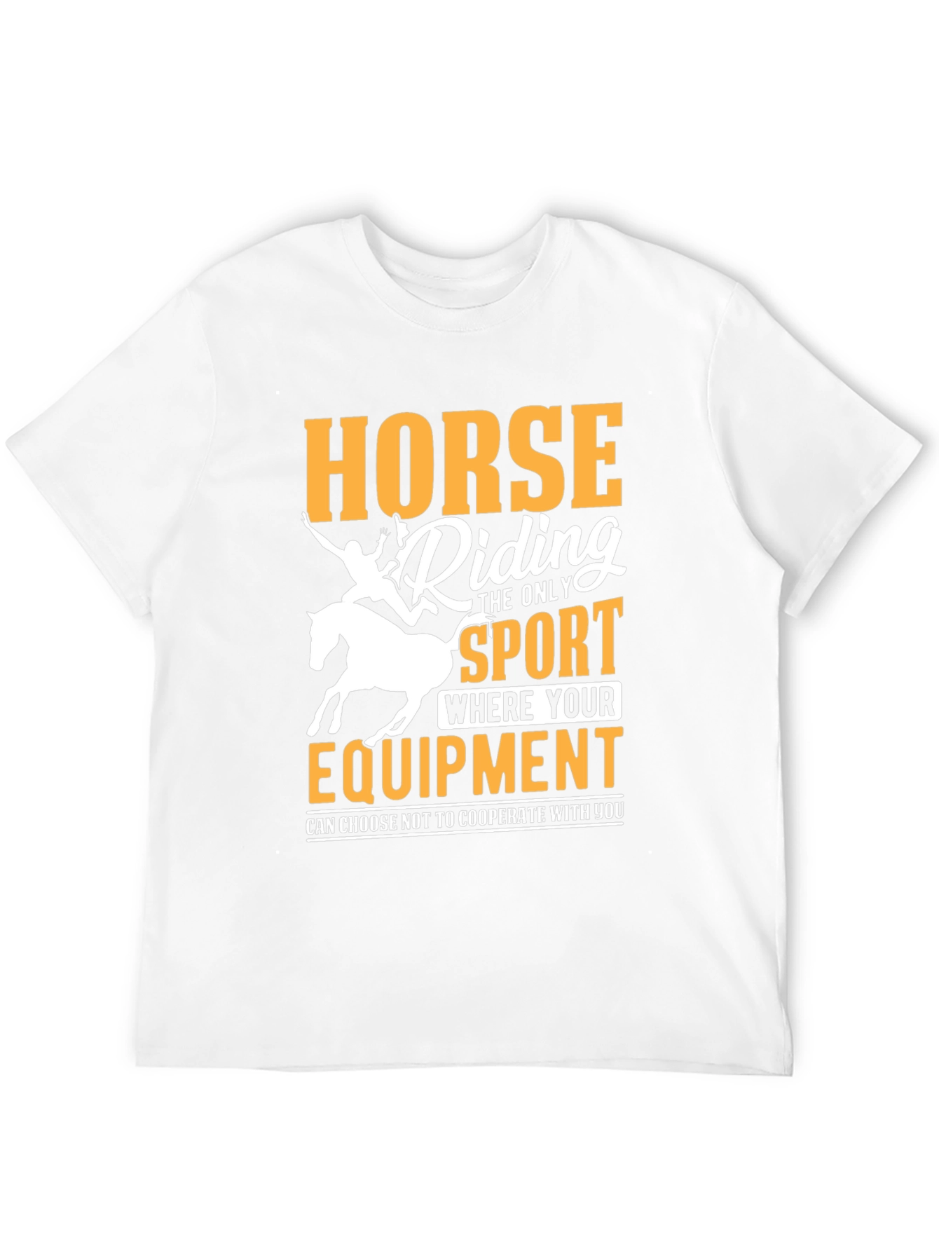Horse Riding Funny Slogan T-Shirt