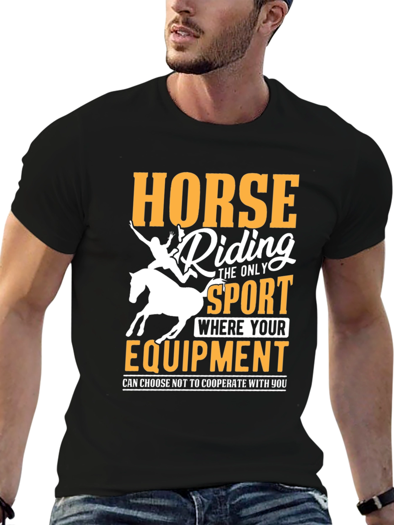 Horse Riding Funny Slogan T-Shirt