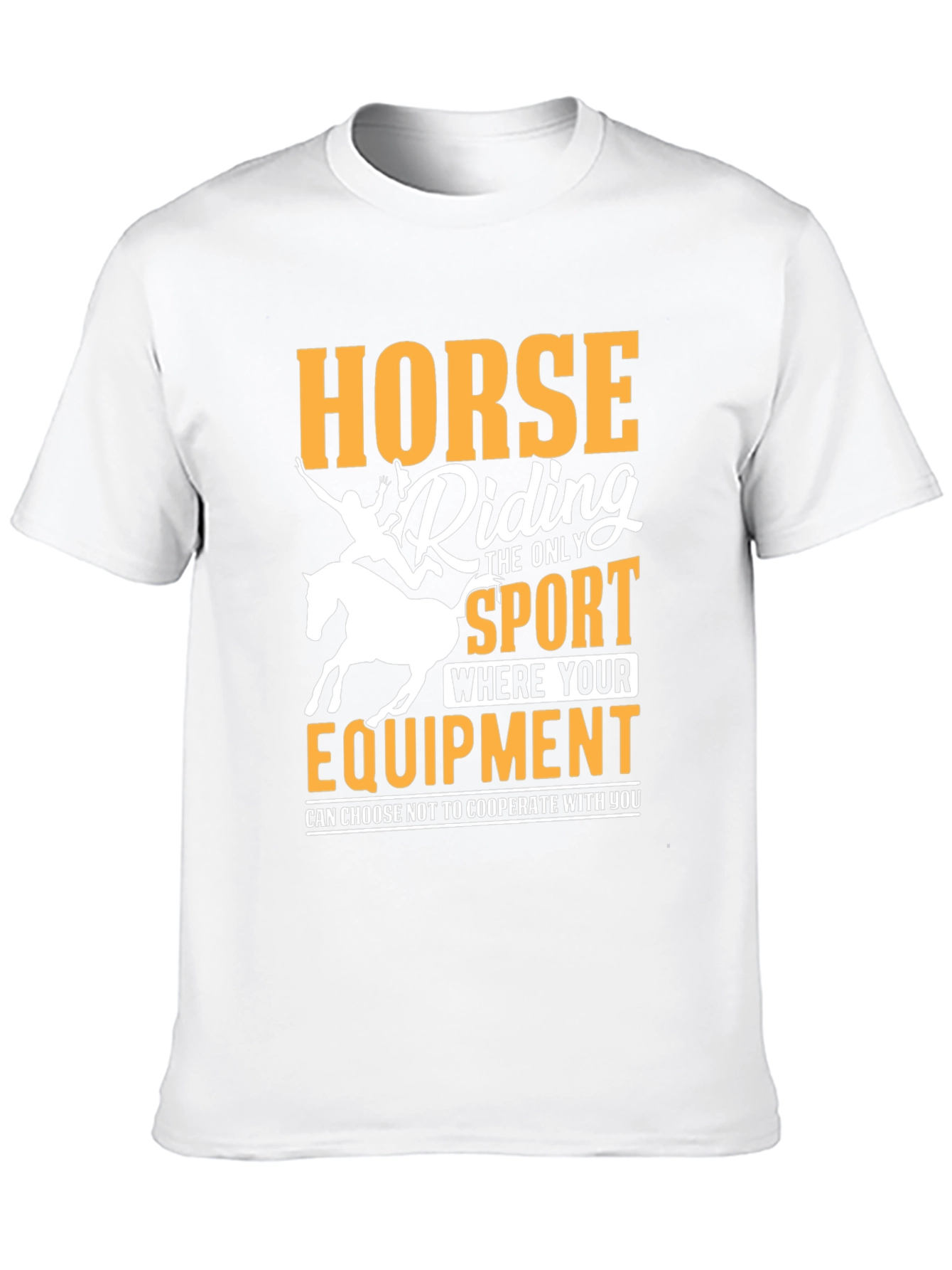 Horse Riding Funny Slogan T-Shirt