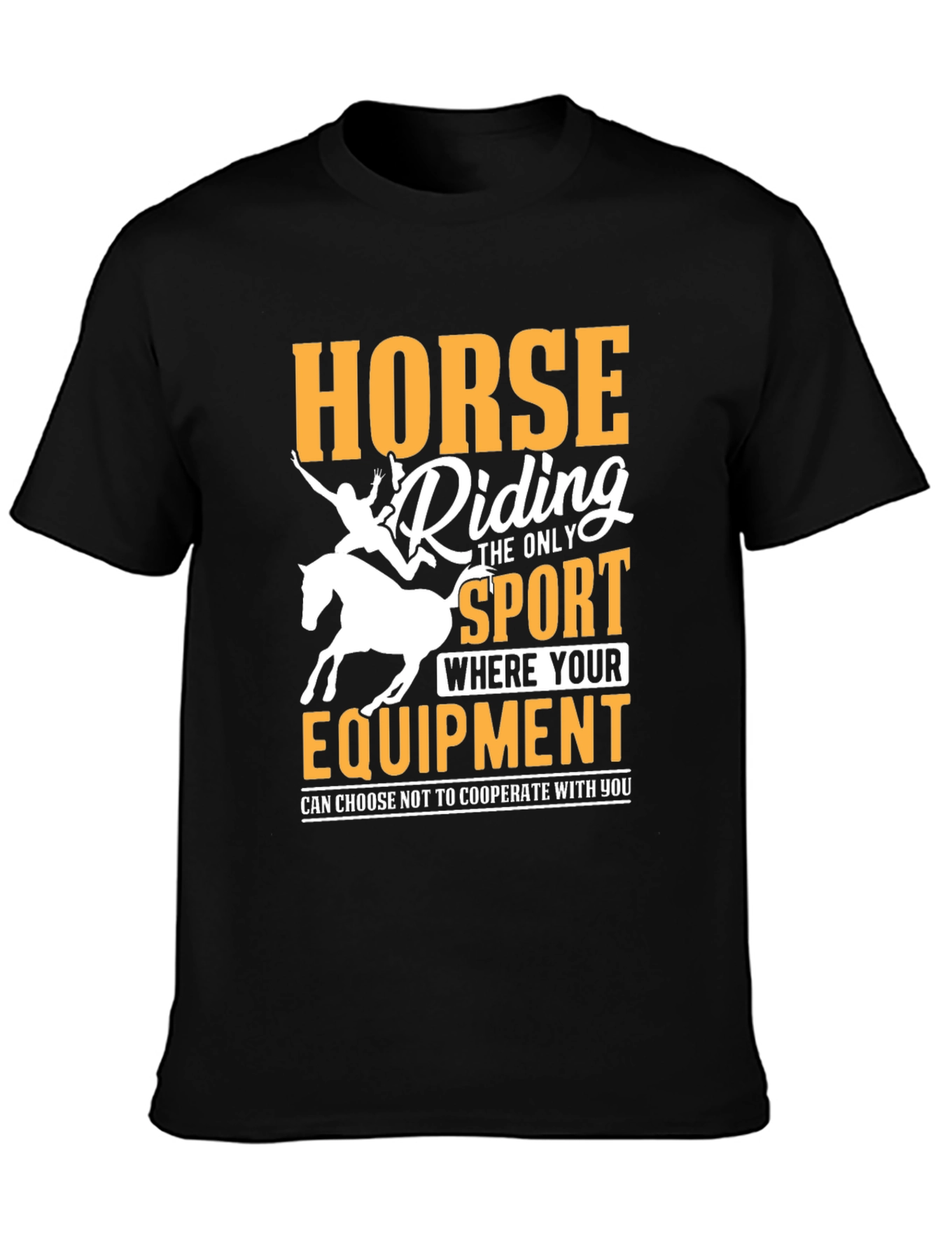 Horse Riding Funny Slogan T-Shirt