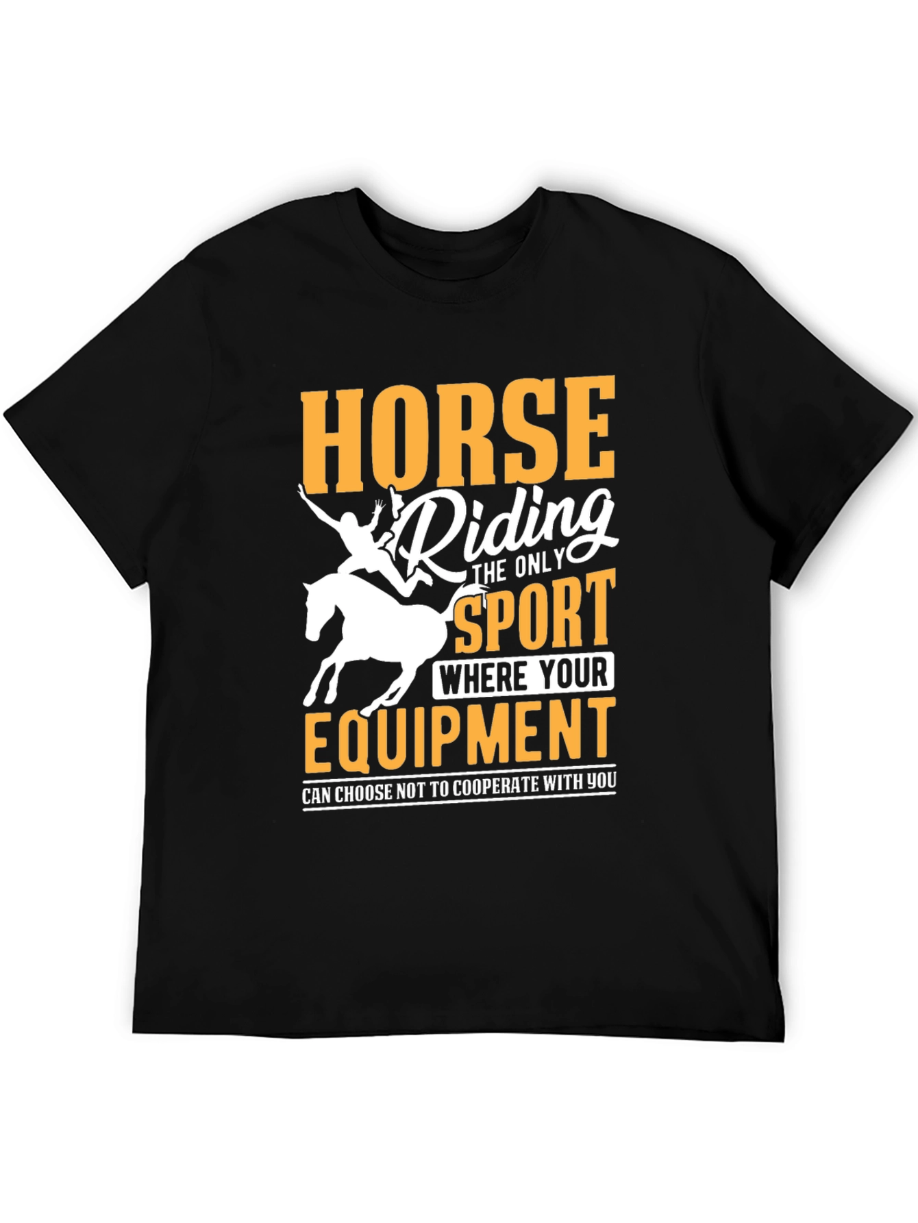 Horse Riding Funny Slogan T-Shirt