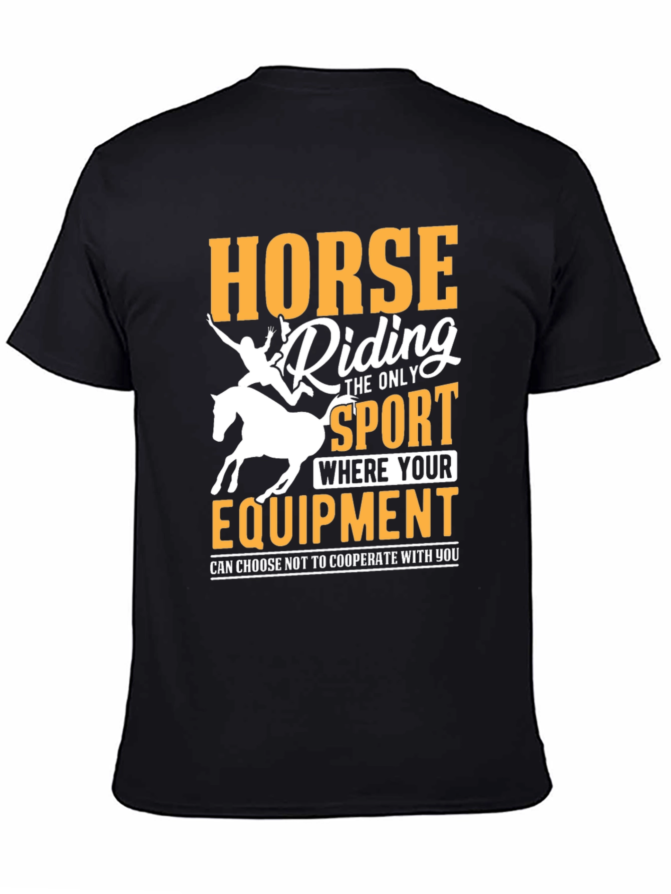Horse Riding Funny Slogan T-Shirt