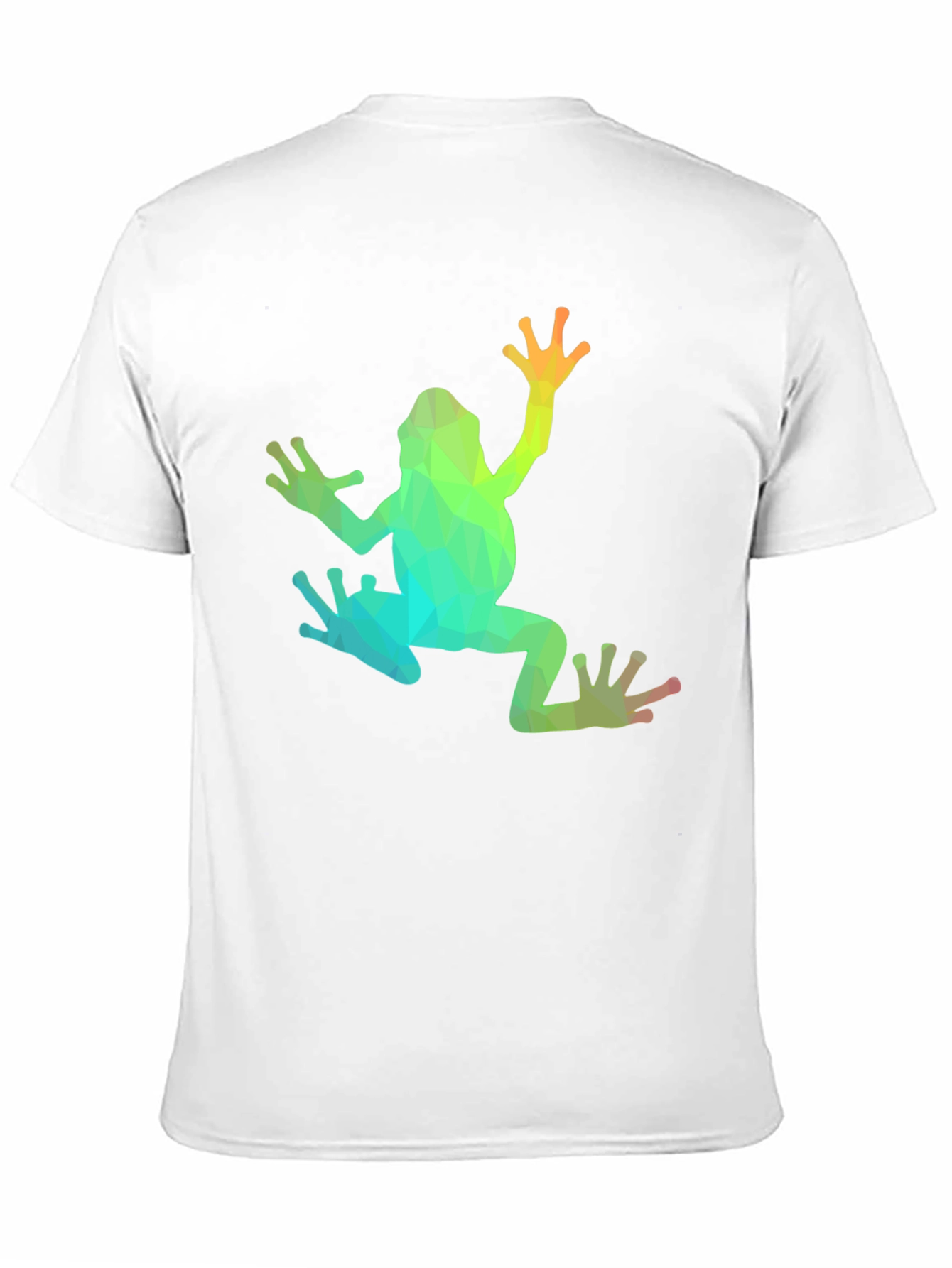 Geometric Frog Graphic T-Shirt - Black