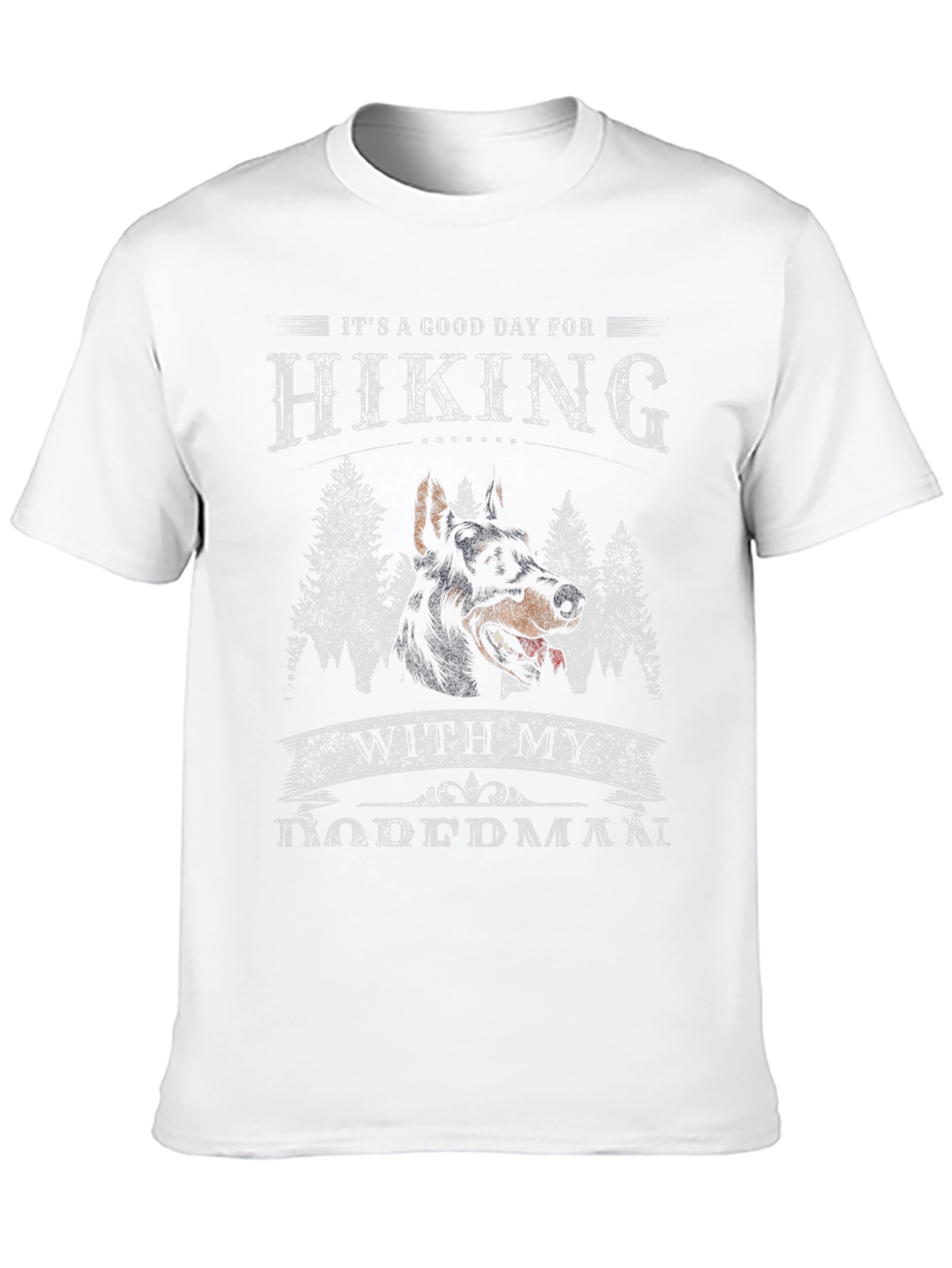 Hiking with My Doberman T-Shirt