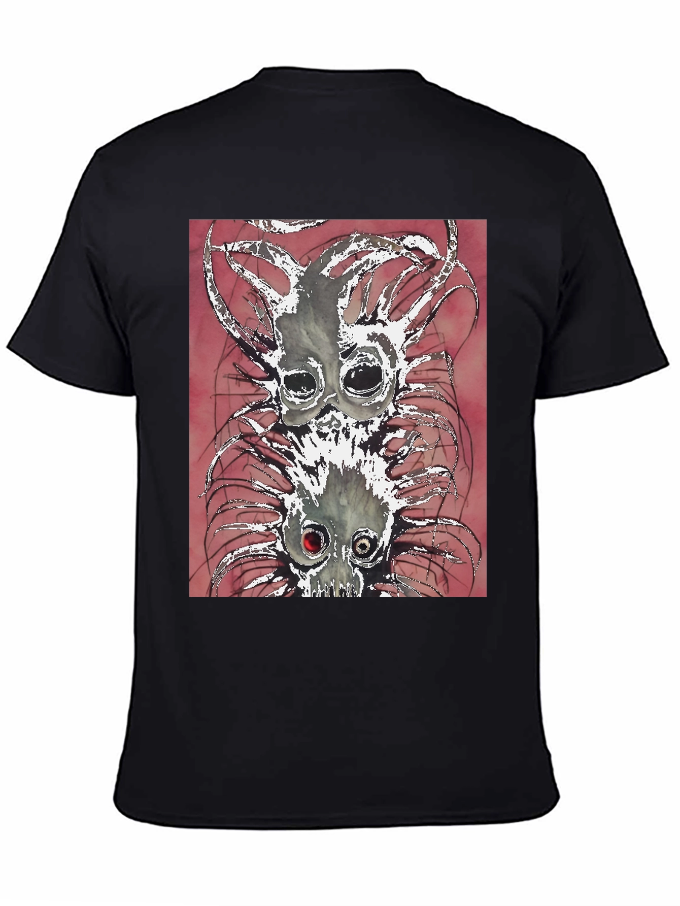 Unique Creature Graphic Black Tee