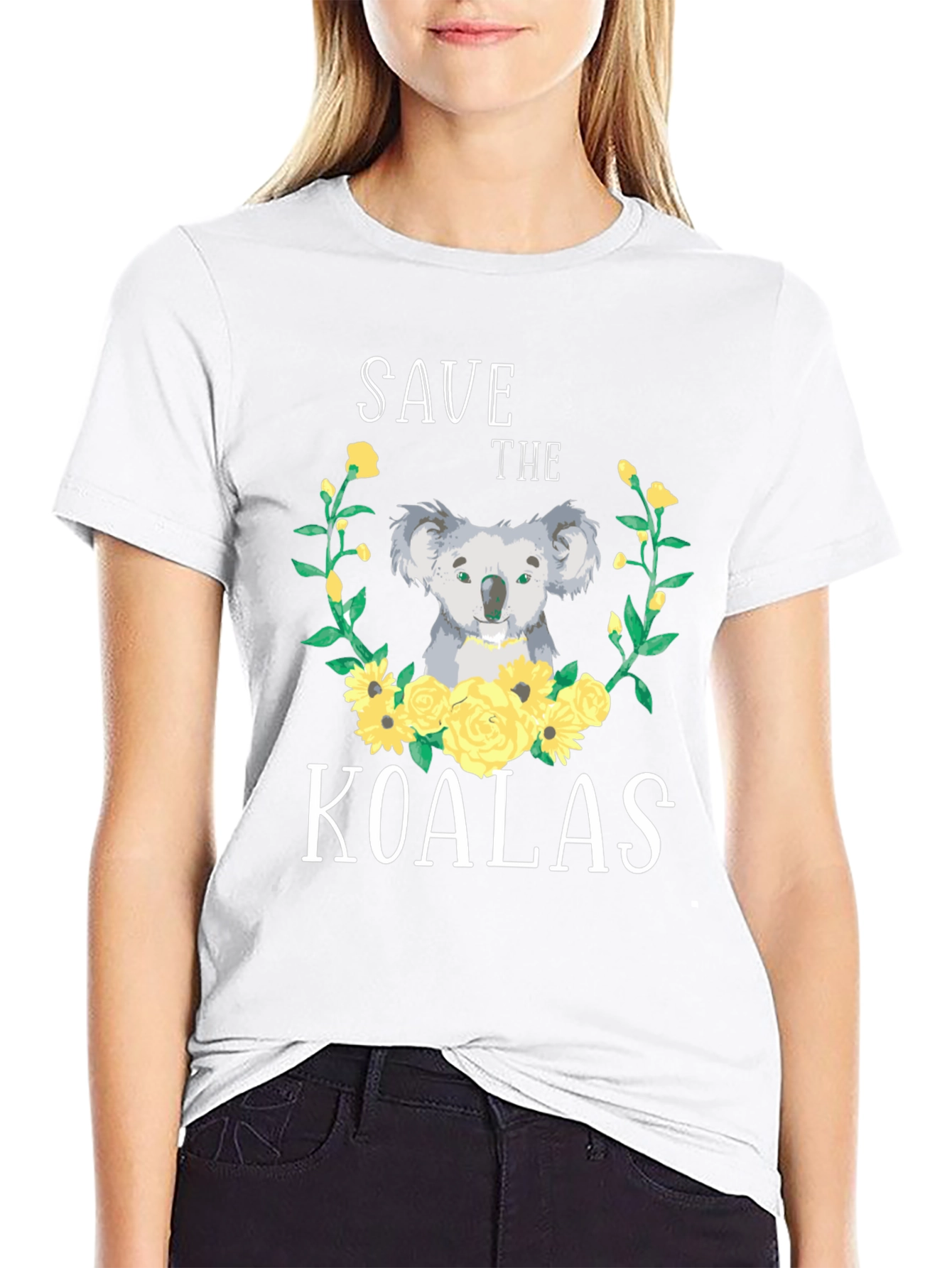 Save the Koalas Graphic T-Shirt