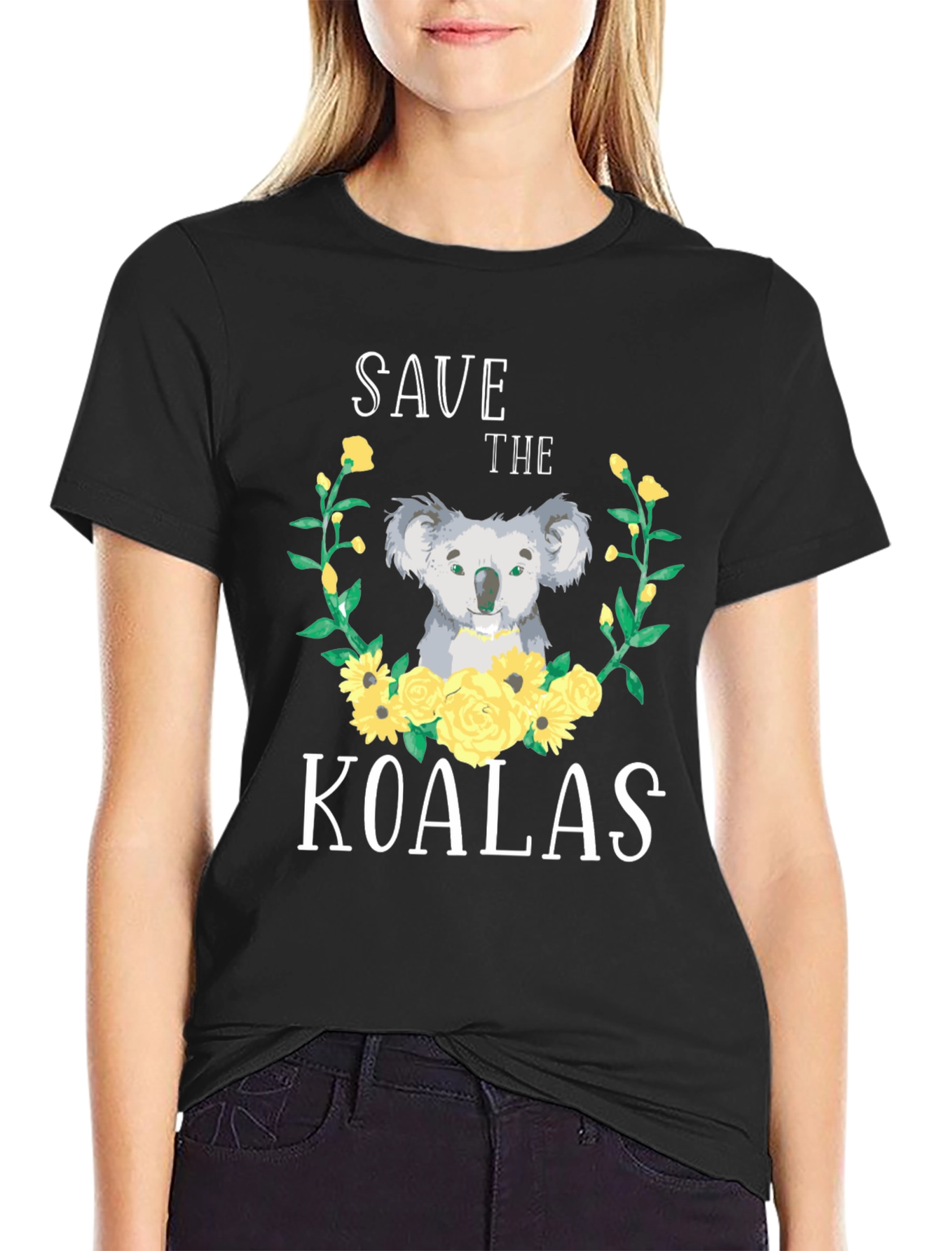 Save the Koalas Graphic T-Shirt