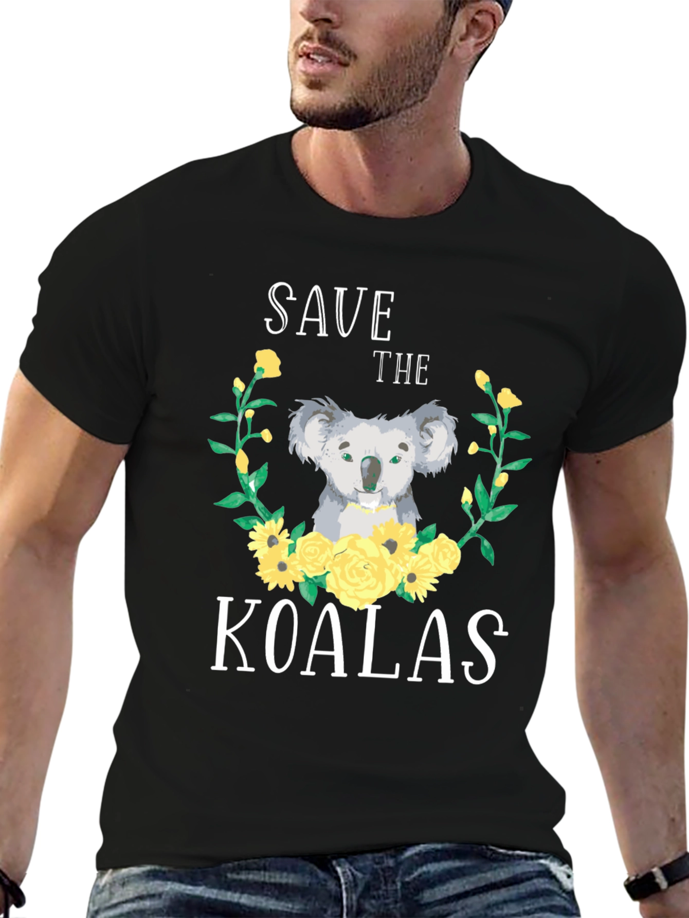 Save the Koalas Graphic T-Shirt