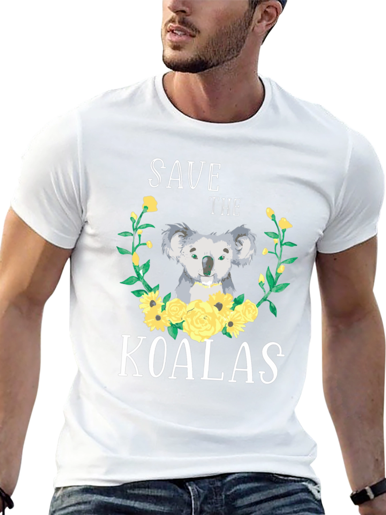 Save the Koalas Graphic T-Shirt