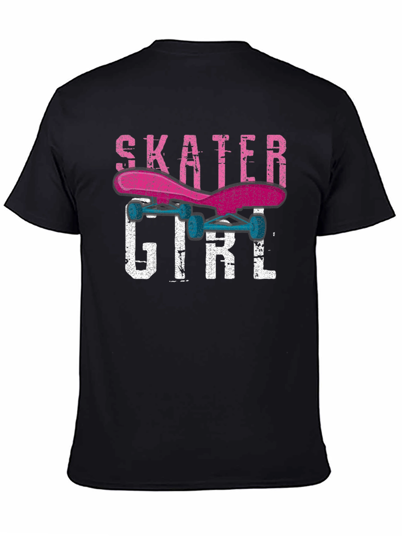 Skater Girl Graphic Tee - Trendy Skateboard Shirt