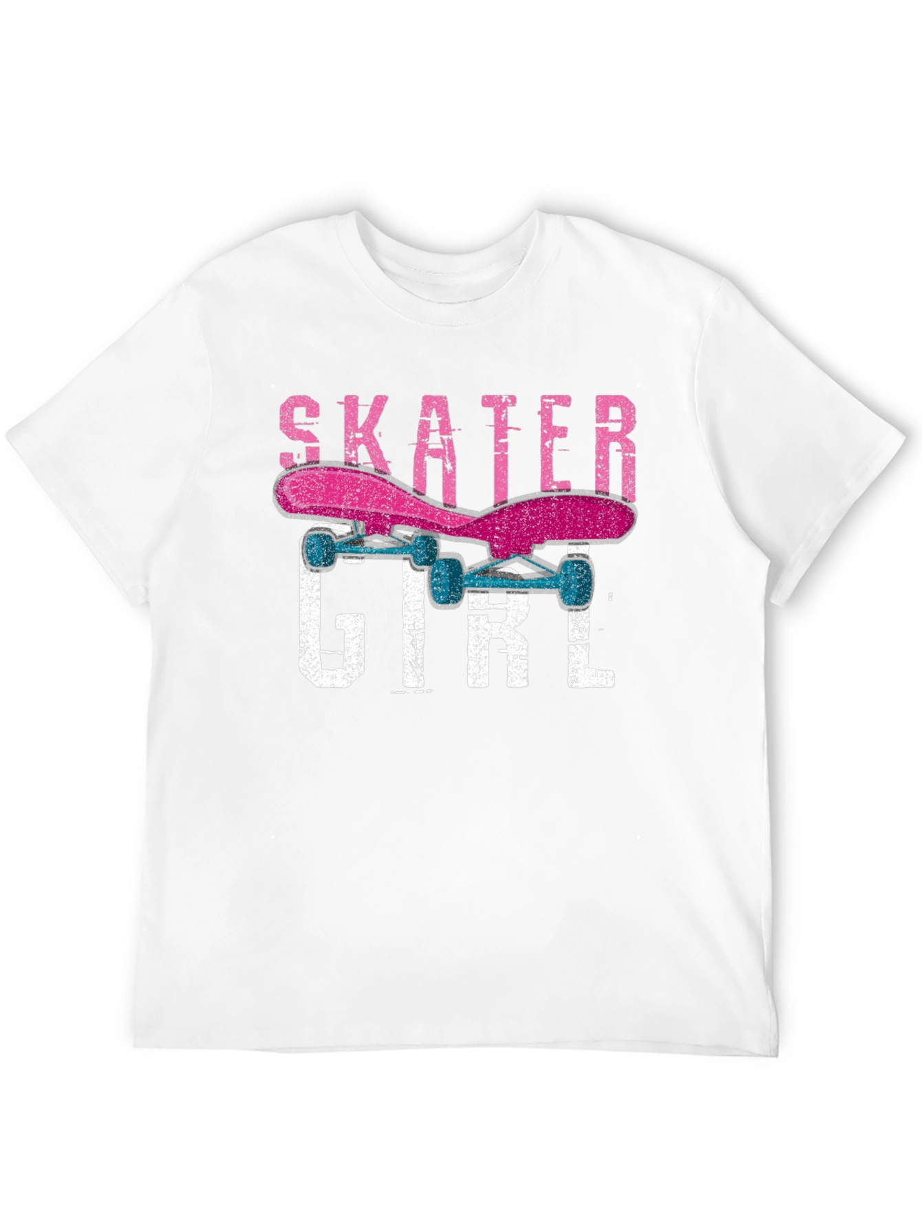 Skater Girl Graphic Tee - Trendy Skateboard Shirt