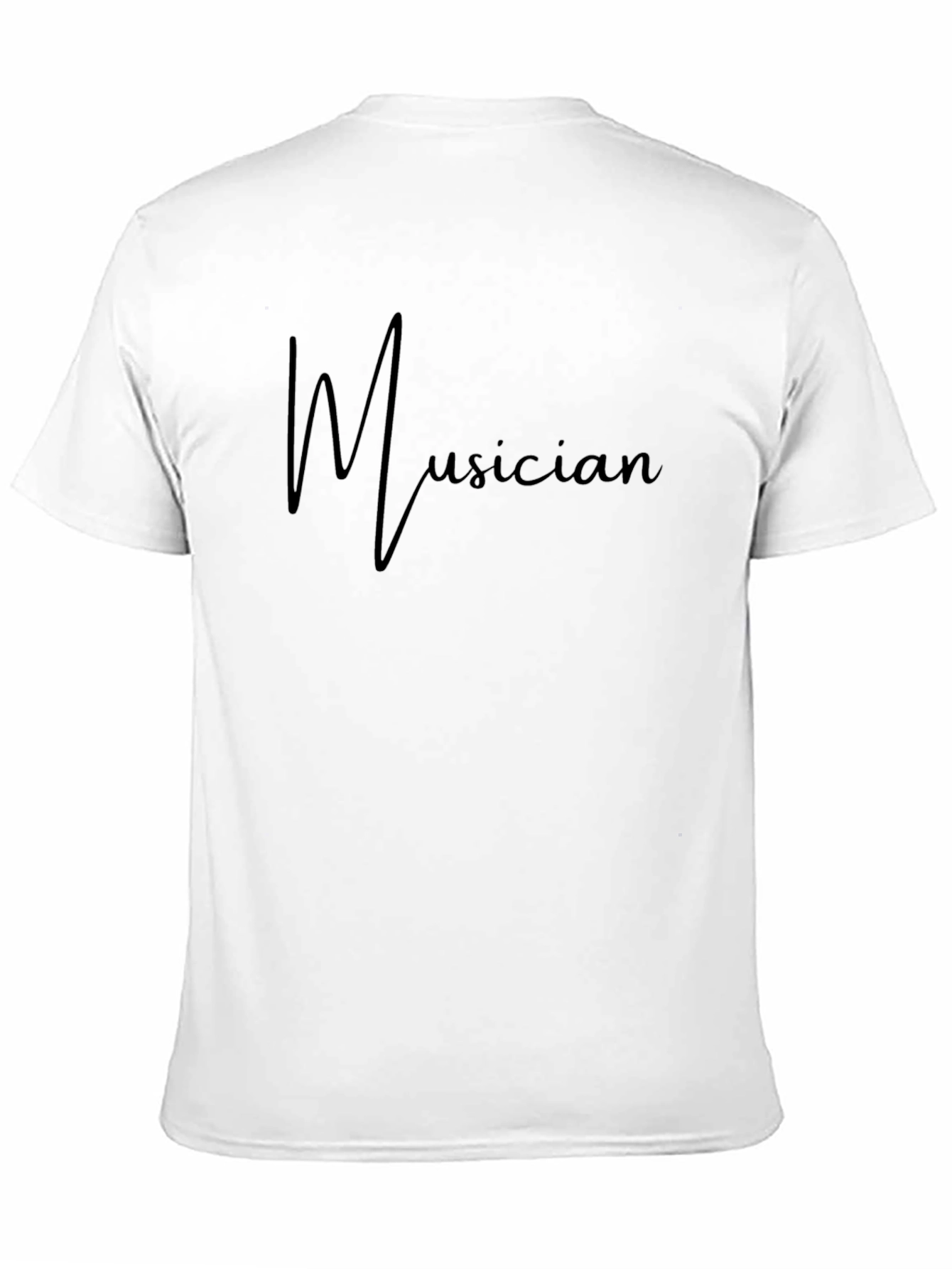 Musician Black Graphic Tee Shirt