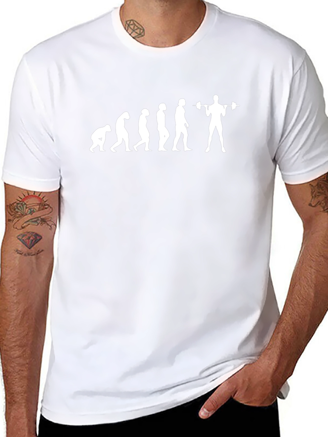 Evolution Weightlifting Black Graphic Tee