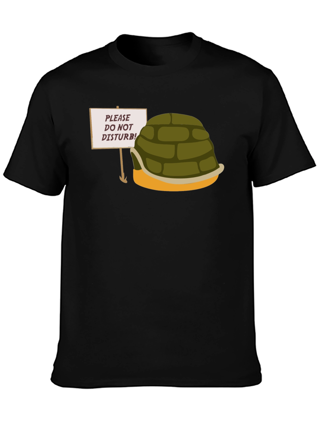 Novelty Turtle Shell Graphic T-Shirt