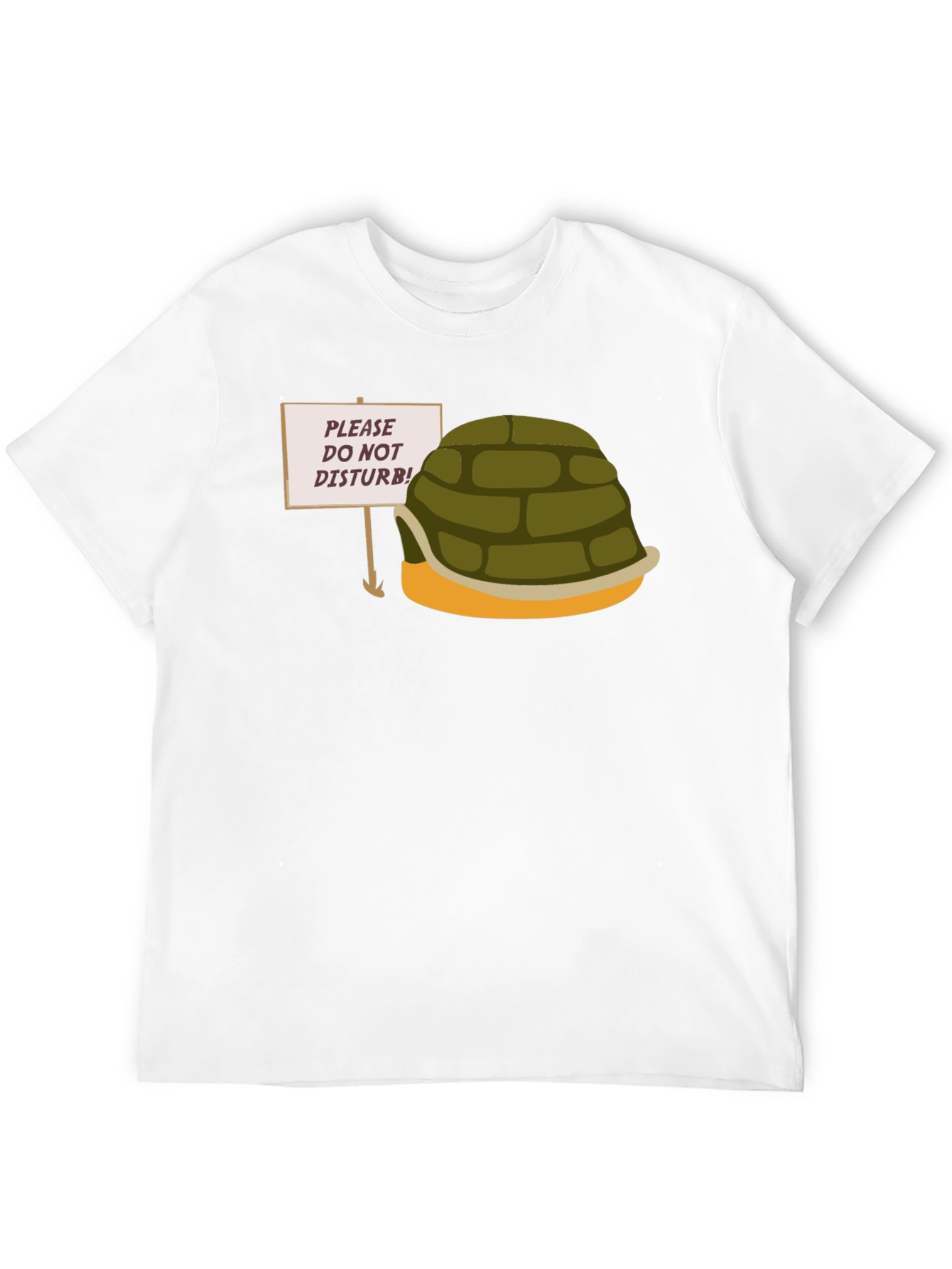 Novelty Turtle Shell Graphic T-Shirt