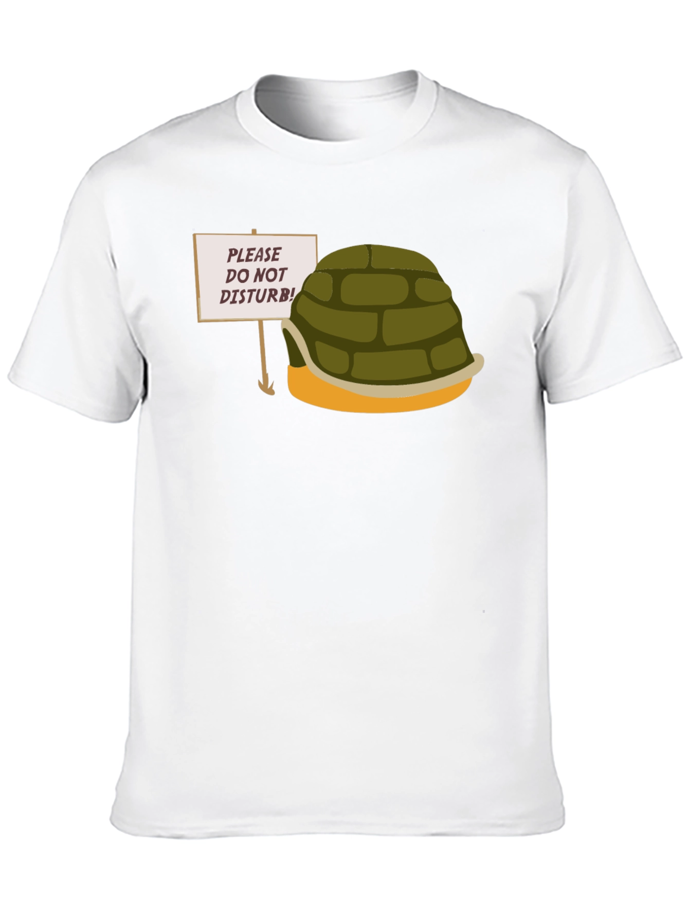 Novelty Turtle Shell Graphic T-Shirt