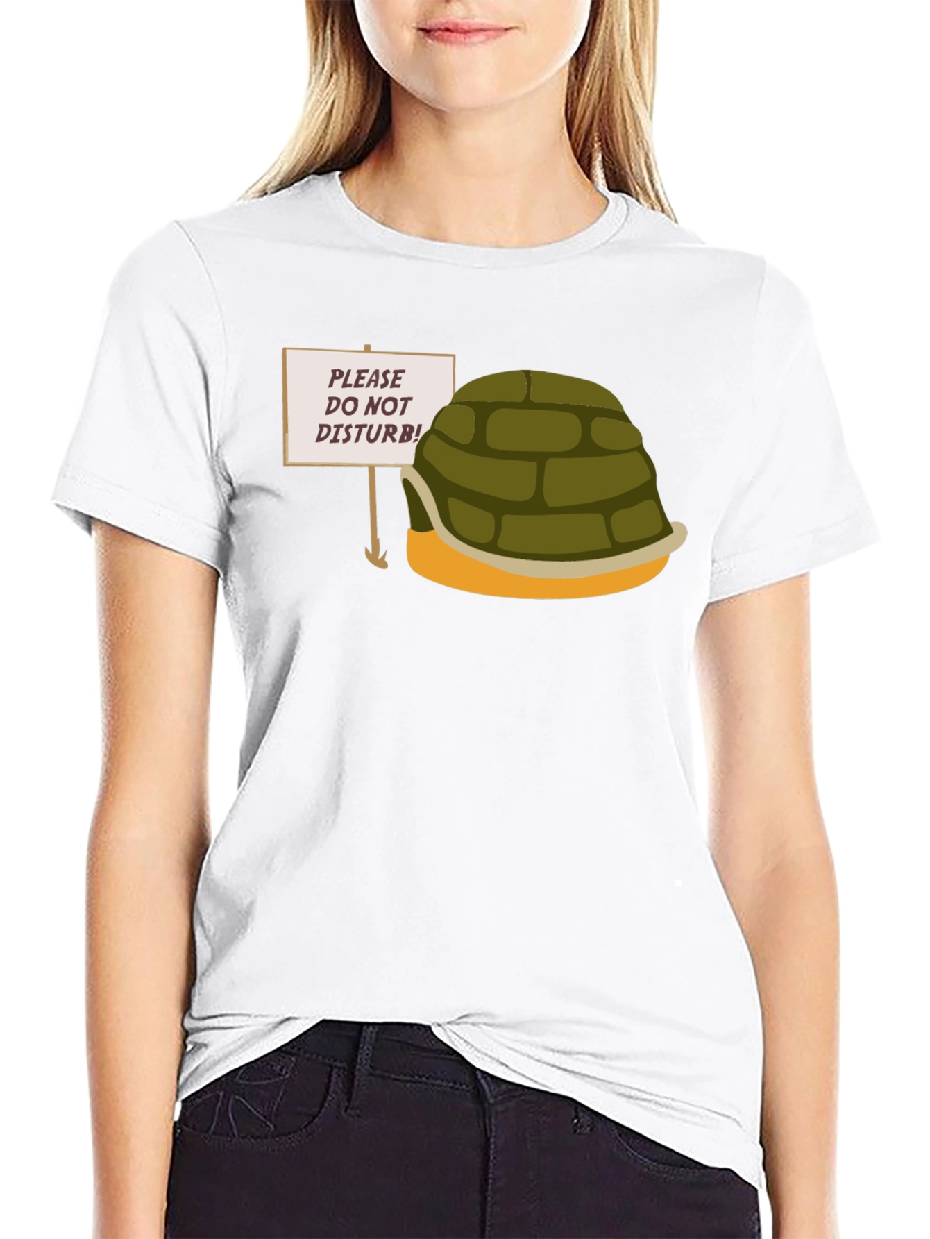 Novelty Turtle Shell Graphic T-Shirt