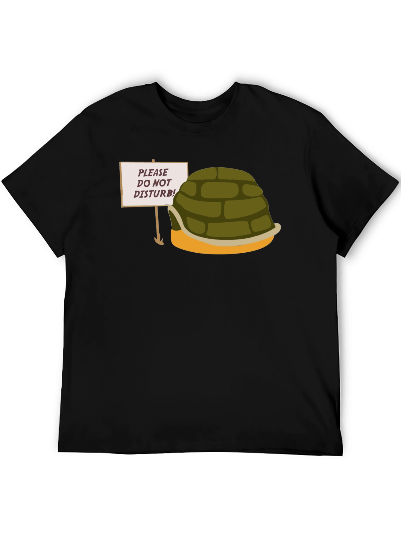 Novelty Turtle Shell Graphic T-Shirt