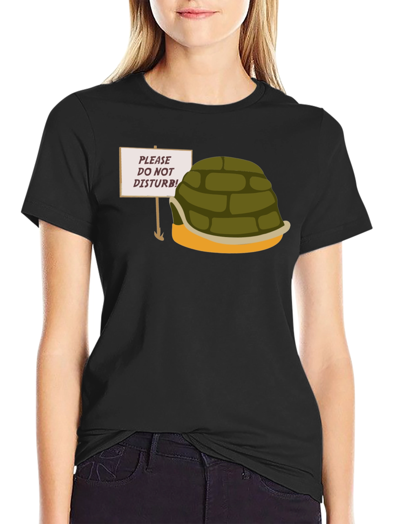 Novelty Turtle Shell Graphic T-Shirt