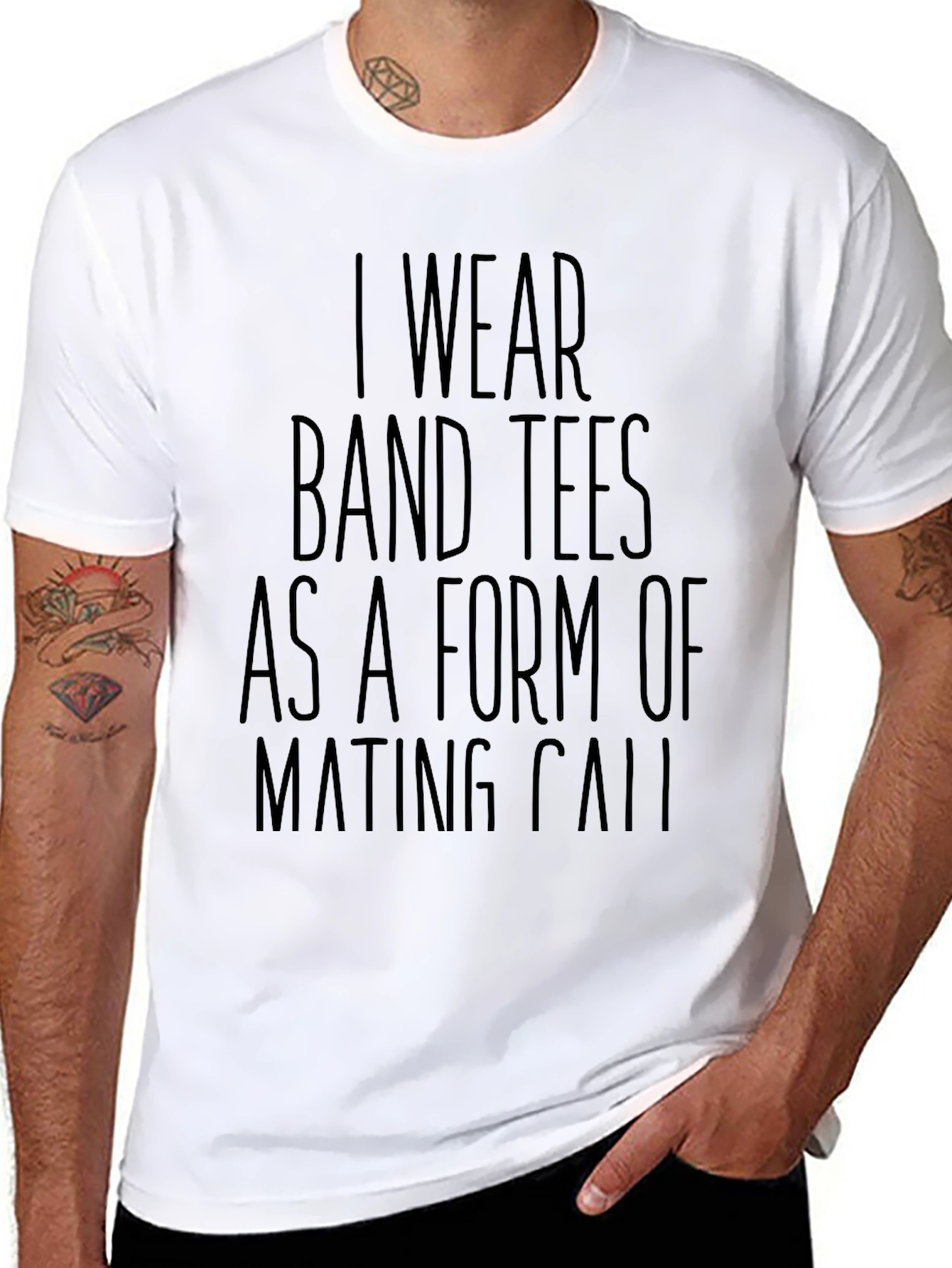 Band Tees Mating Call Graphic T-Shirt