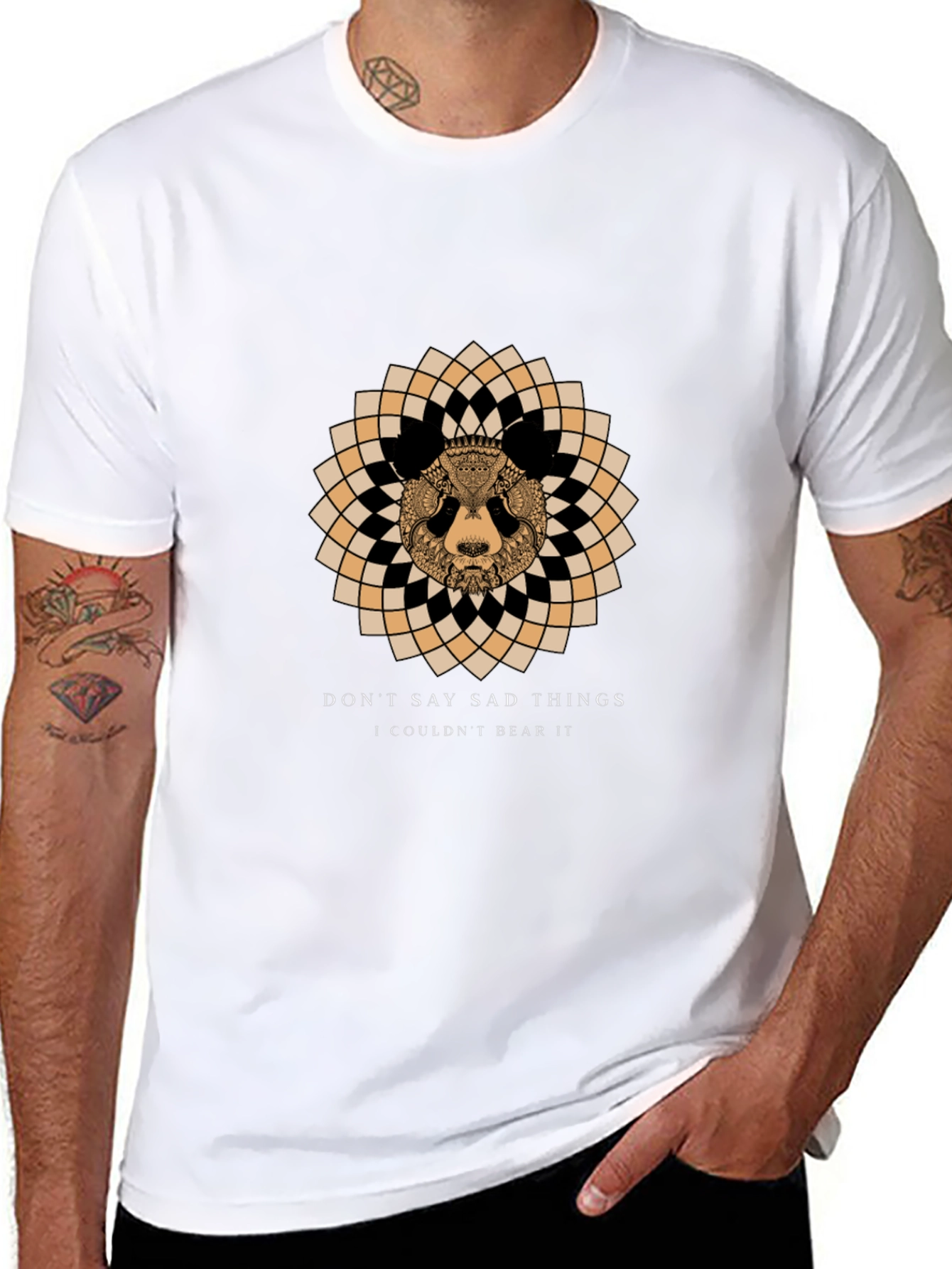 Dont Say Sad Things - Bear Graphic Tee