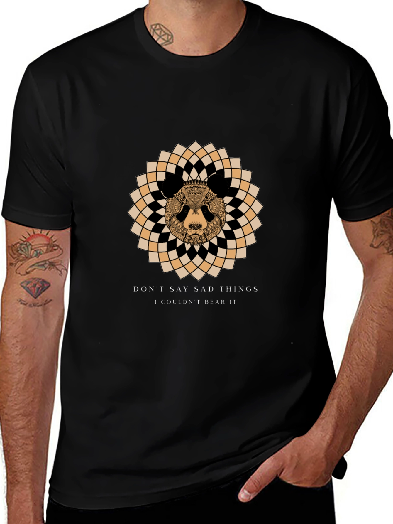 Dont Say Sad Things - Bear Graphic Tee