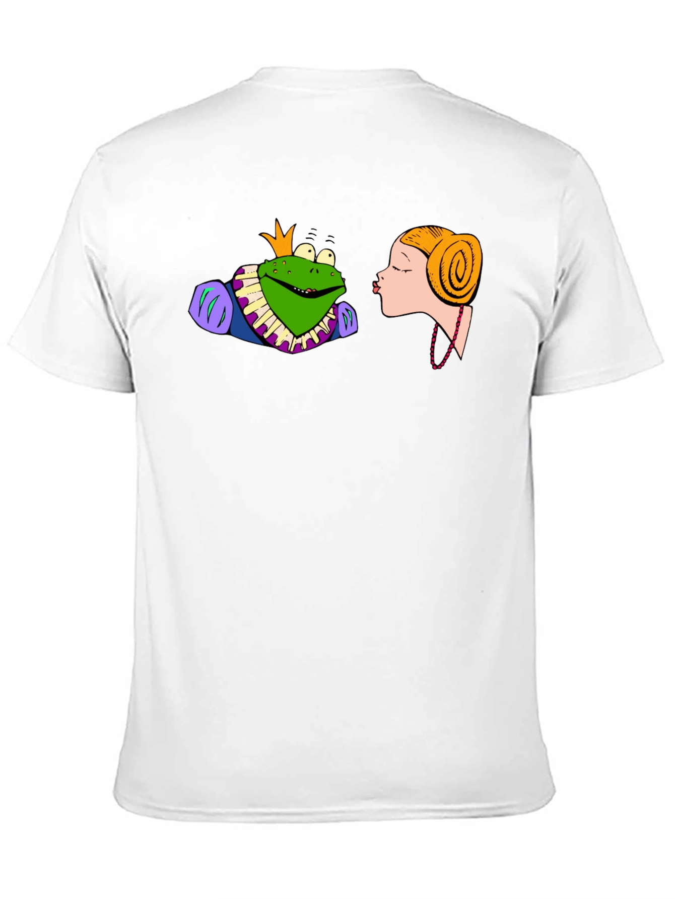 Frog Prince Kiss T-Shirt - Black