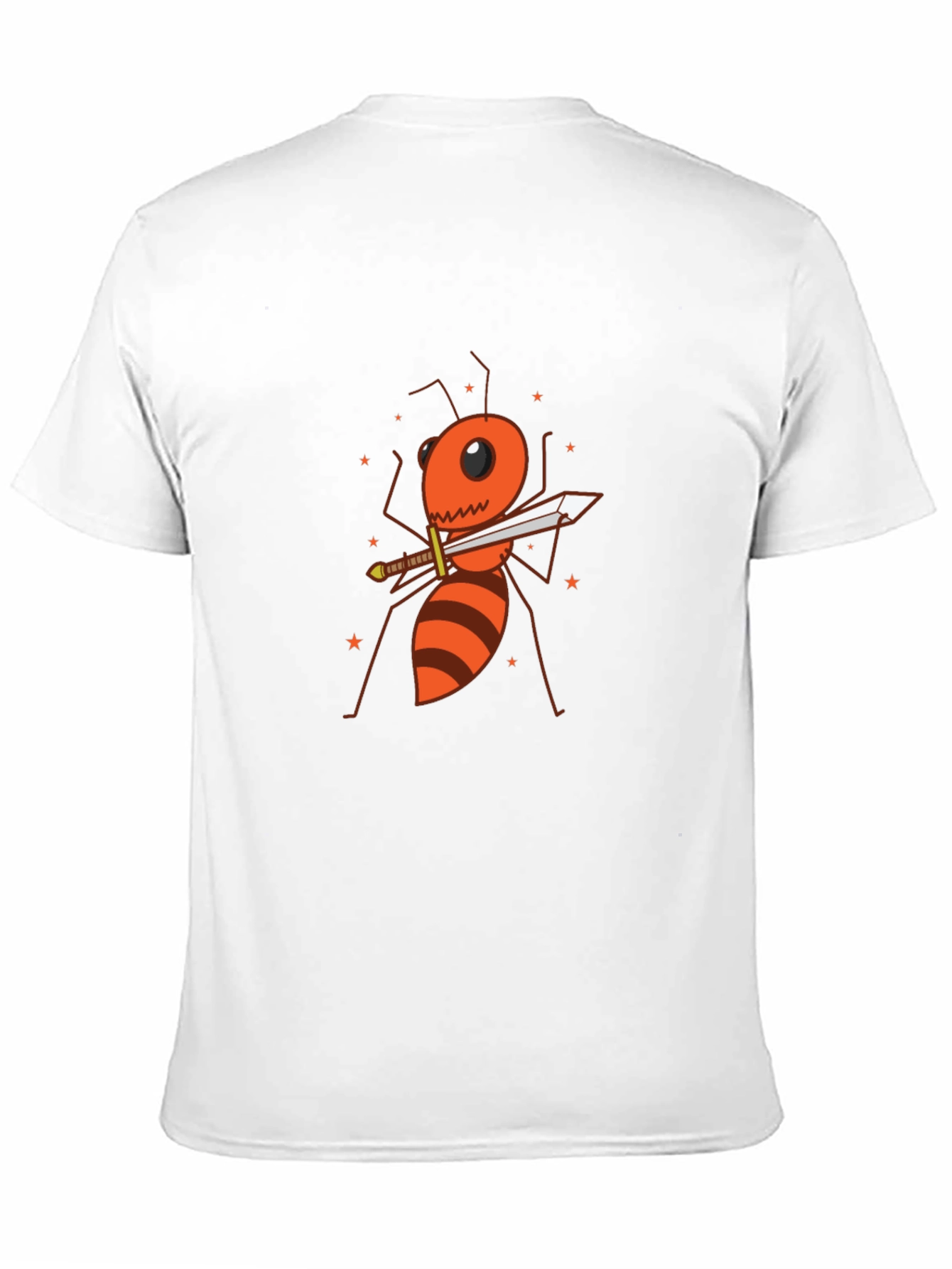 Ant Warrior Graphic T-Shirt - Black