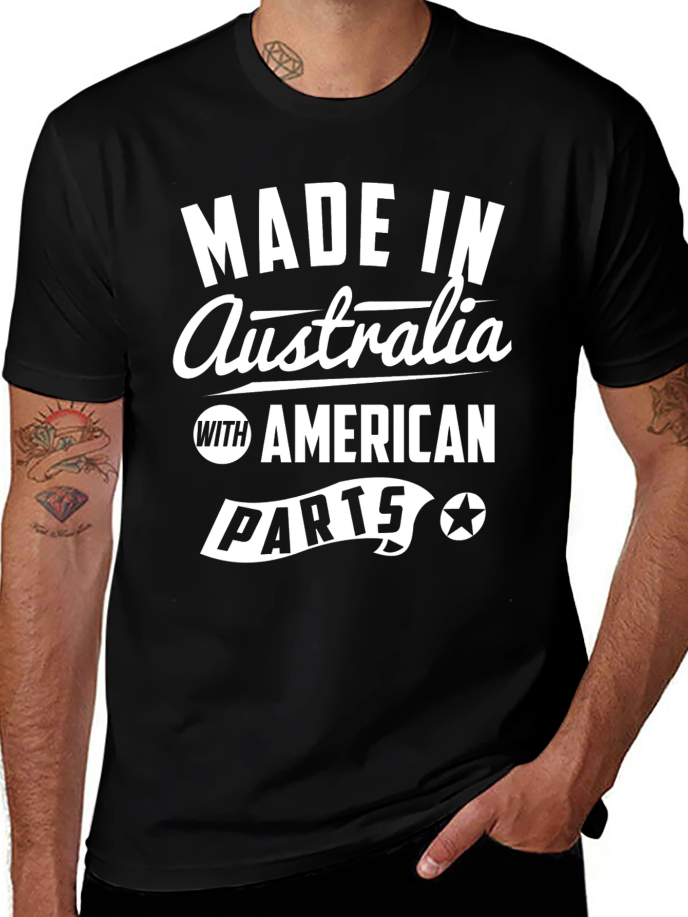 Made in Australia with American Parts Graphic Tee