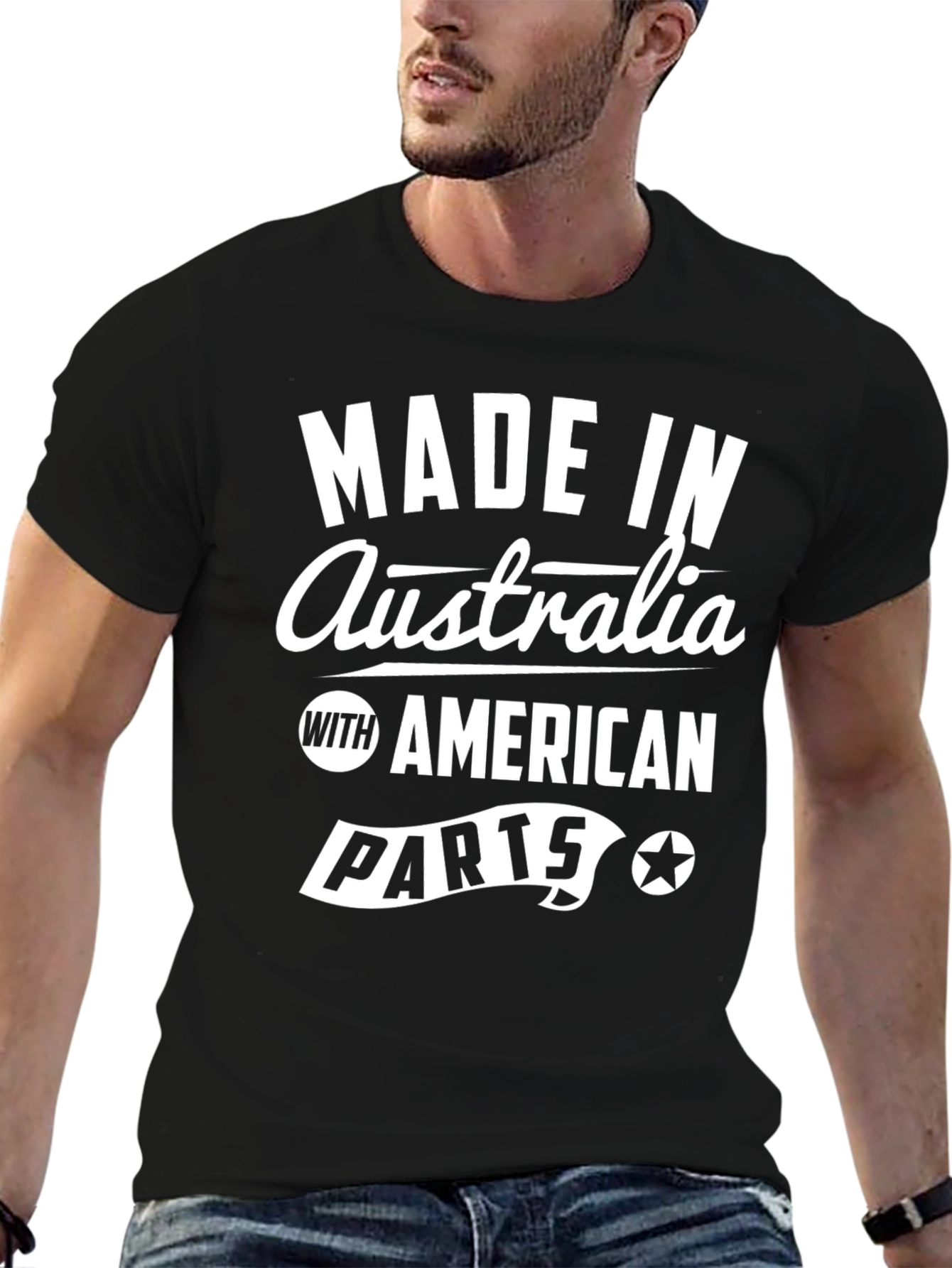 Made in Australia with American Parts Graphic Tee