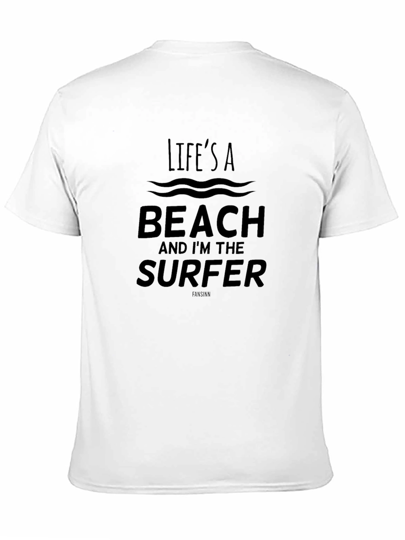 Lifes a Beach T-Shirt - Surfer Graphic Tee